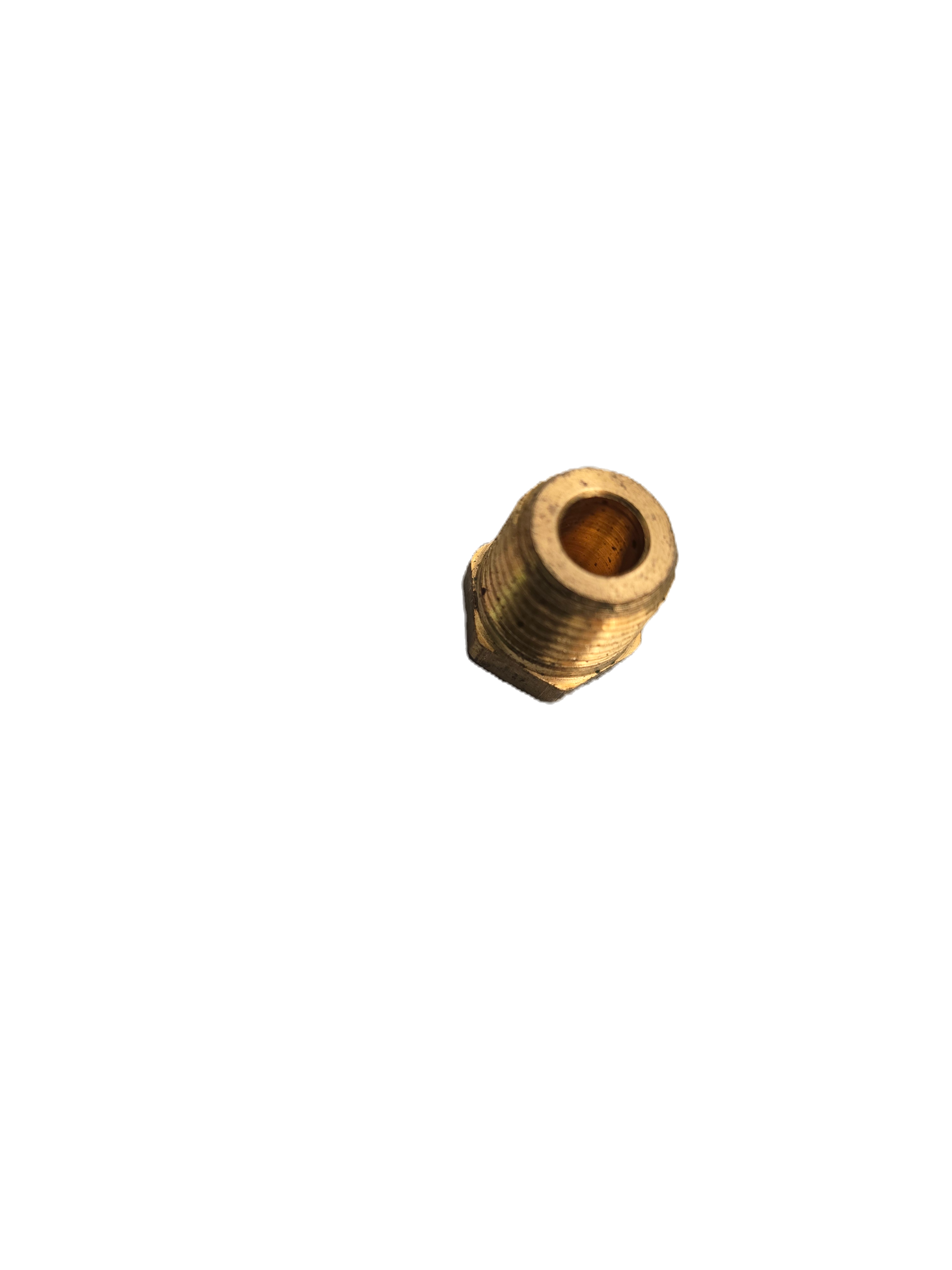 3152X4 - 1/4" Brass Hex Head Plug / 2 pack