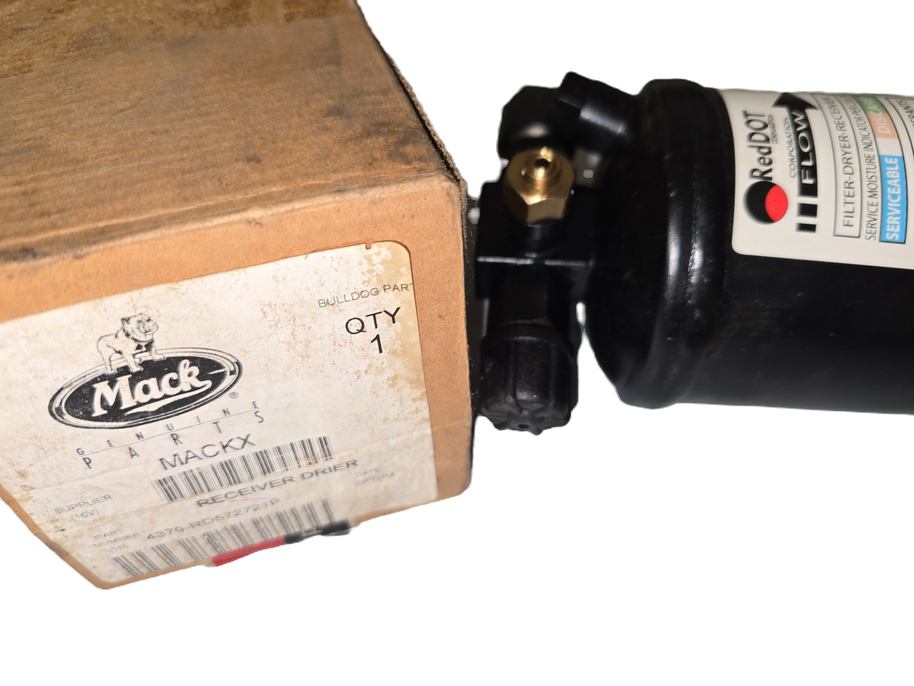 Mack Truck 4379-RD572721 Receiver/Dryer | Service Moisture Indicator