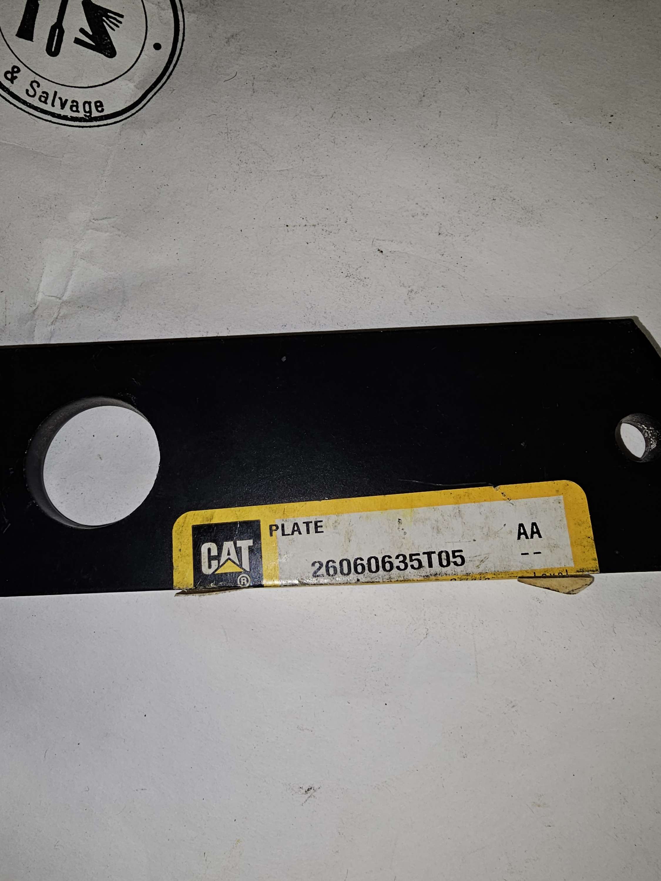 124-3637 S. Plate S. Caterpillar CAT OEM 1243637
