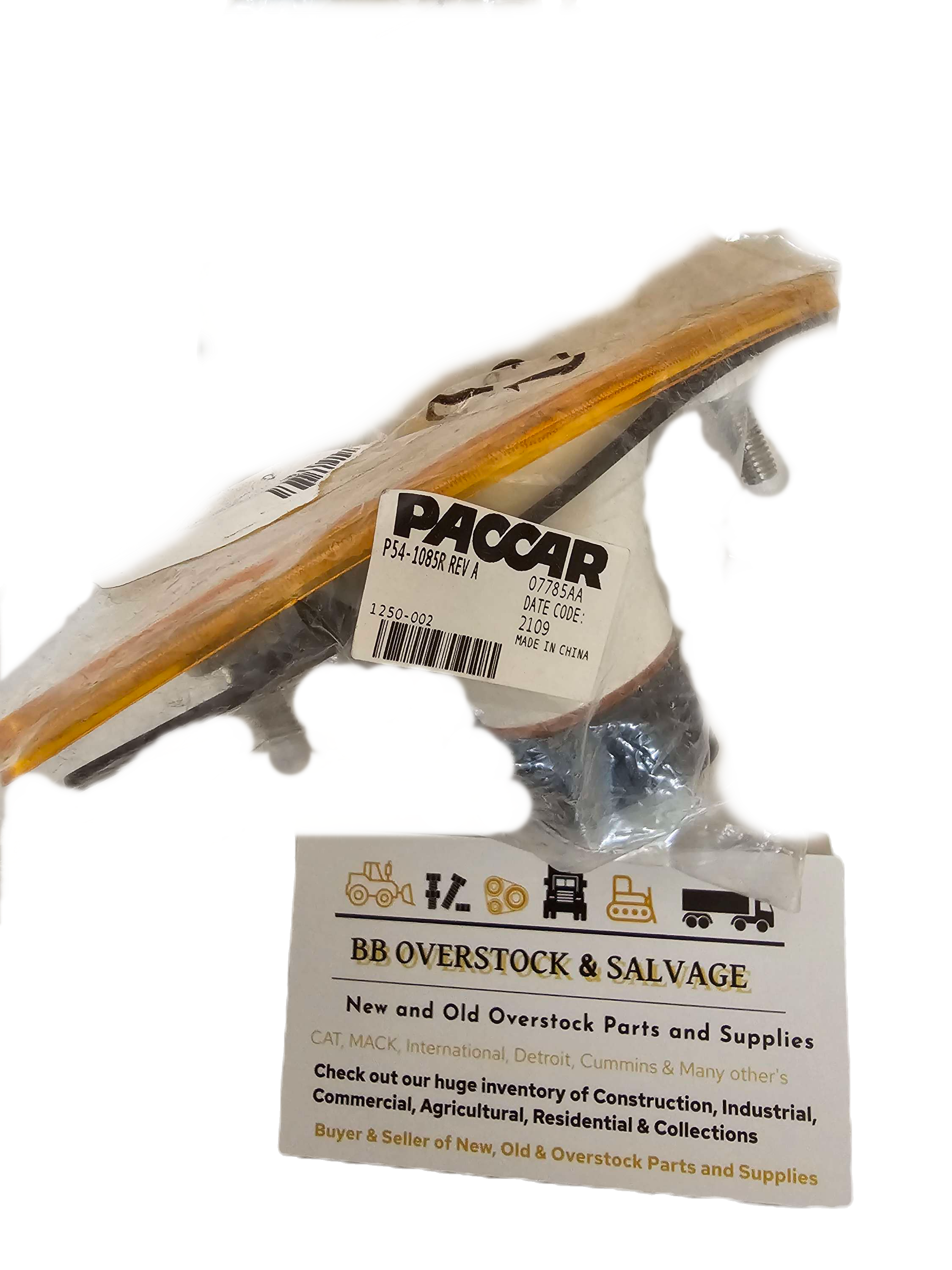 Paccar P54-1085R Kenworth Fend Turn-Signal Light LEFT