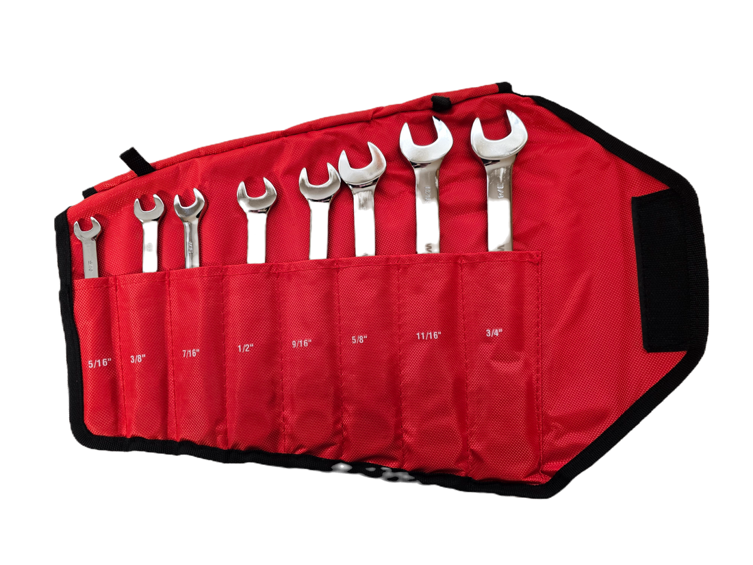 WORKPRO 8-Piece Flex-Head Ratchet Wrench Set | SAE 5/16" - 3/4" | 72-Tooth Cr-V Steel