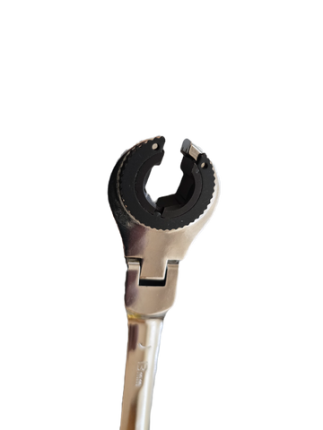 PMMJ817 | 6pc Open Flexible Head Line - Metric Ratchet Wrench Set