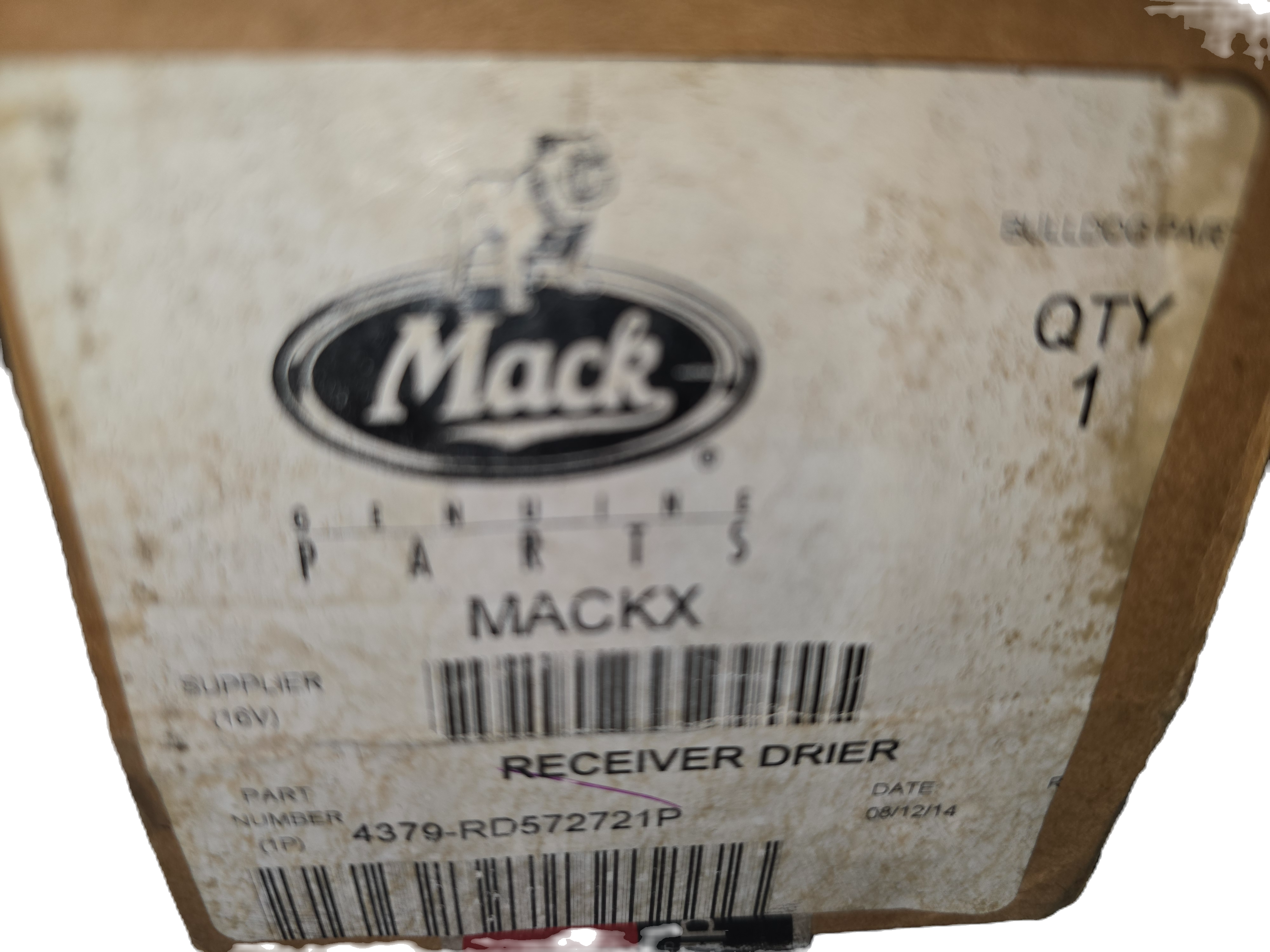 Mack Truck 4379-RD572721 Receiver/Dryer | Service Moisture Indicator