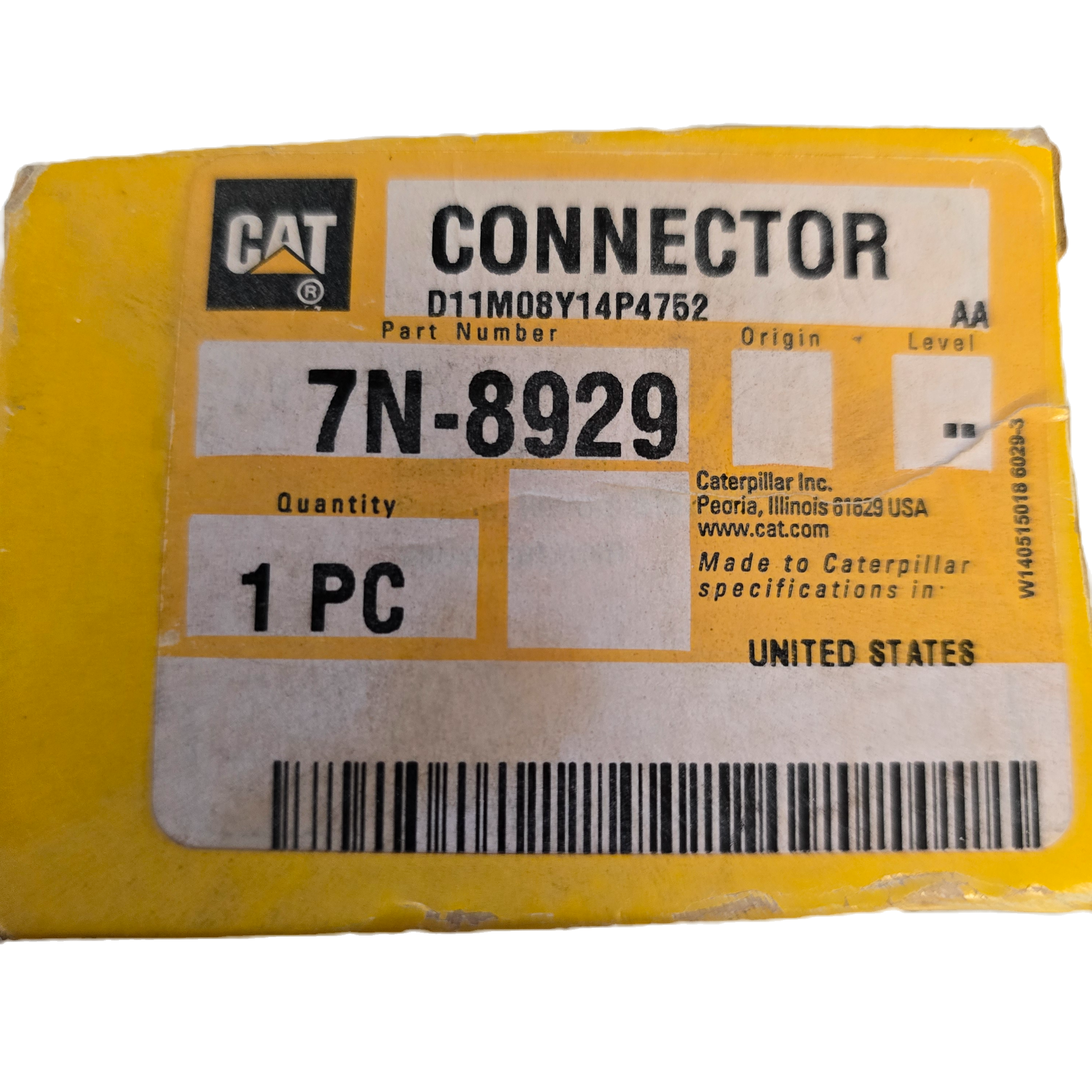 CAT P/N | 7N-8929 OEM Caterpillar Connector-Cable 7N8929