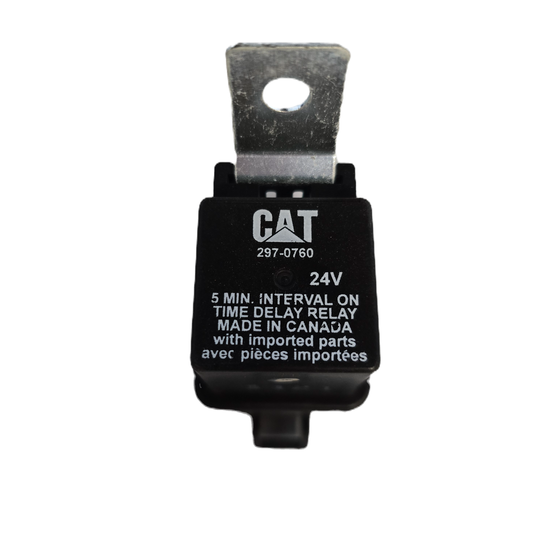 CAT 297-0760 OEM Caterpillar 4 Prong 24V Time Delay Relay 2970760