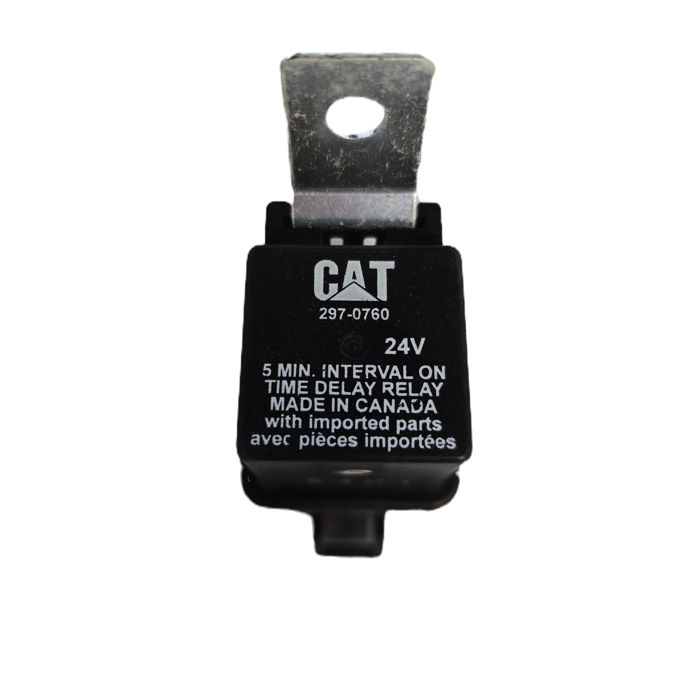 CAT 297-0760 OEM Caterpillar 4 Prong 24V Time Delay Relay 2970760