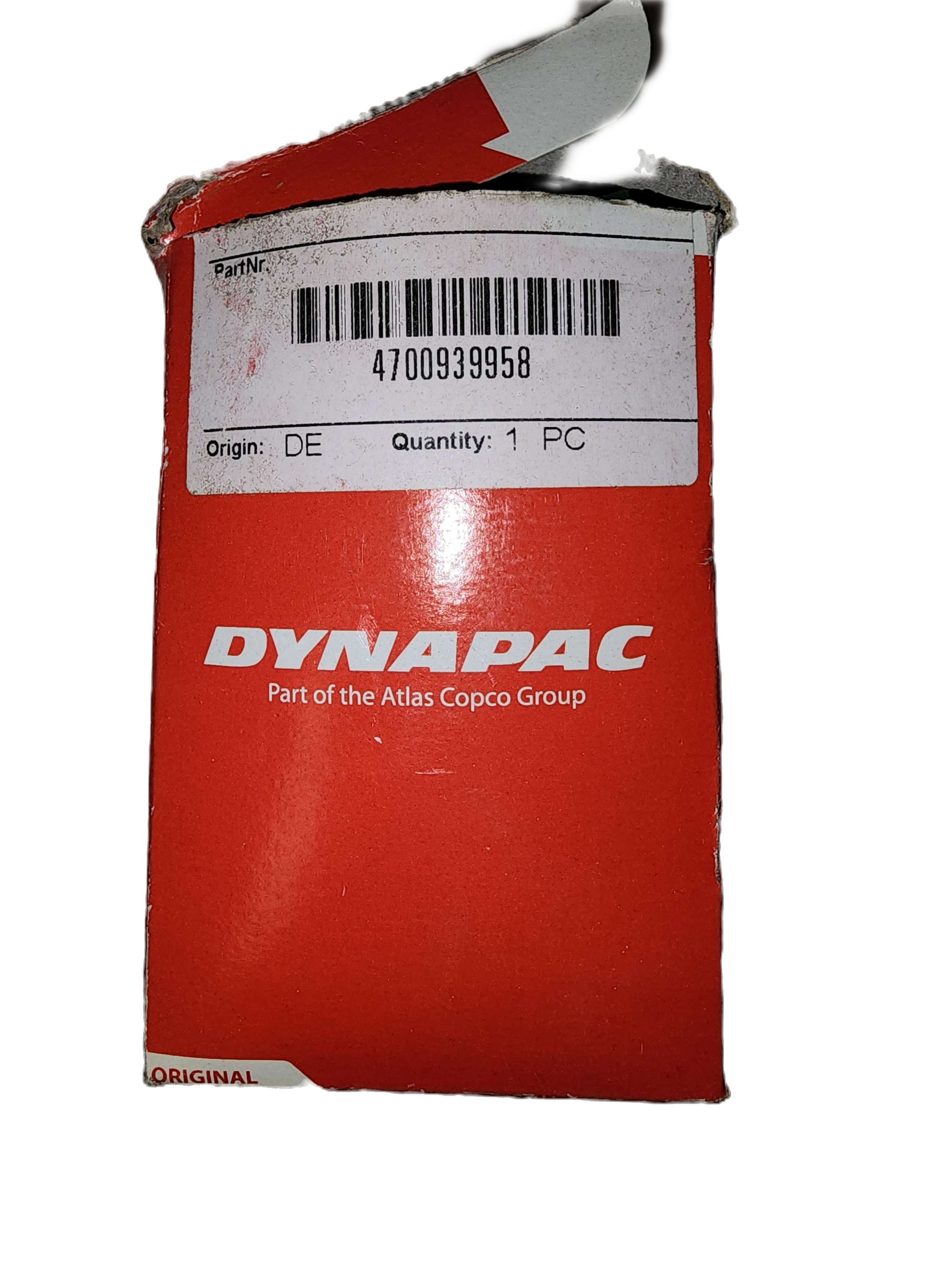 Genuine Dynapac 4700939958 Relay Kit with Terminal Seal Plug | OEM New Old Stock (NOS)