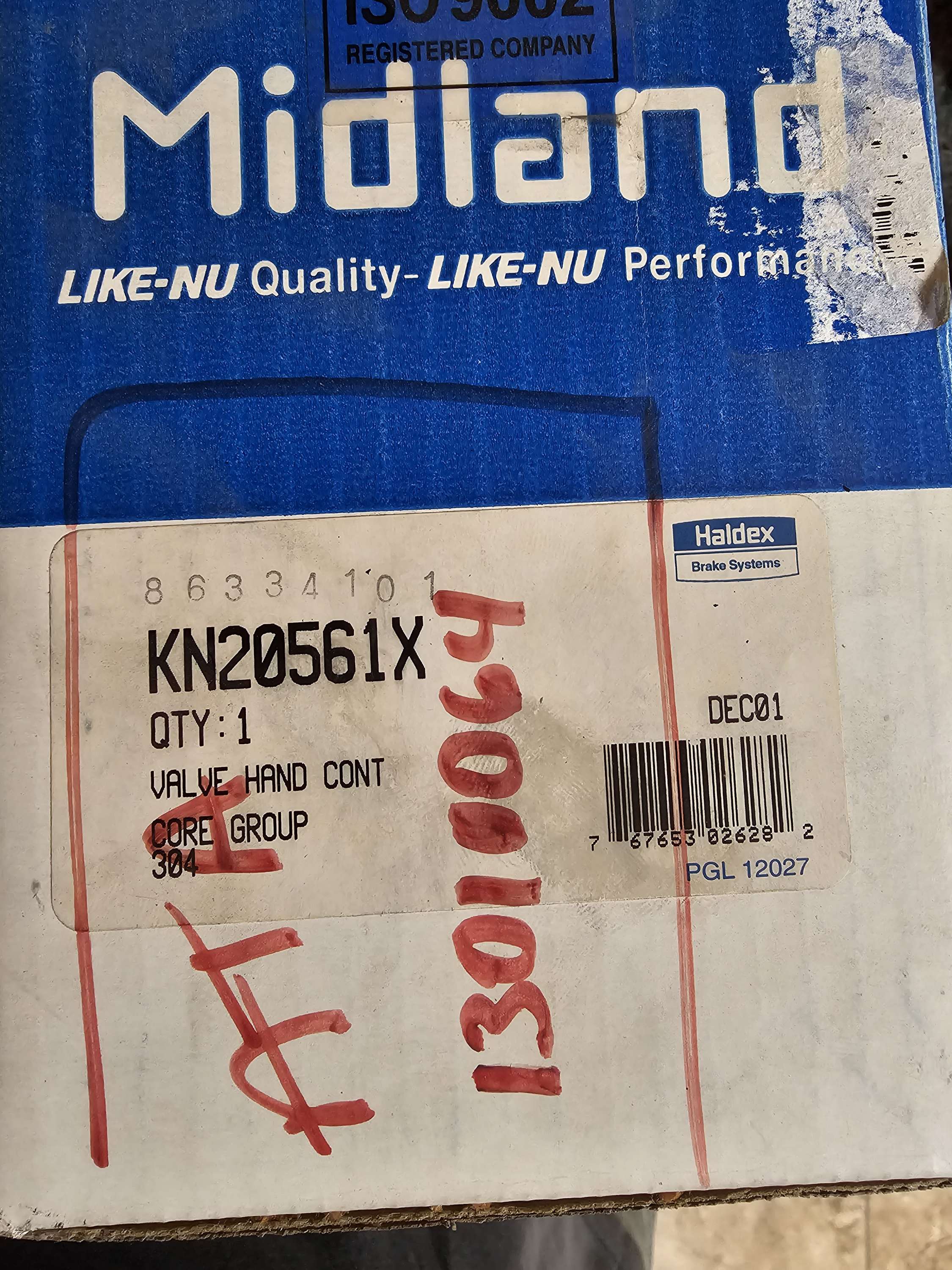 KN20561X Hand Valve Midland