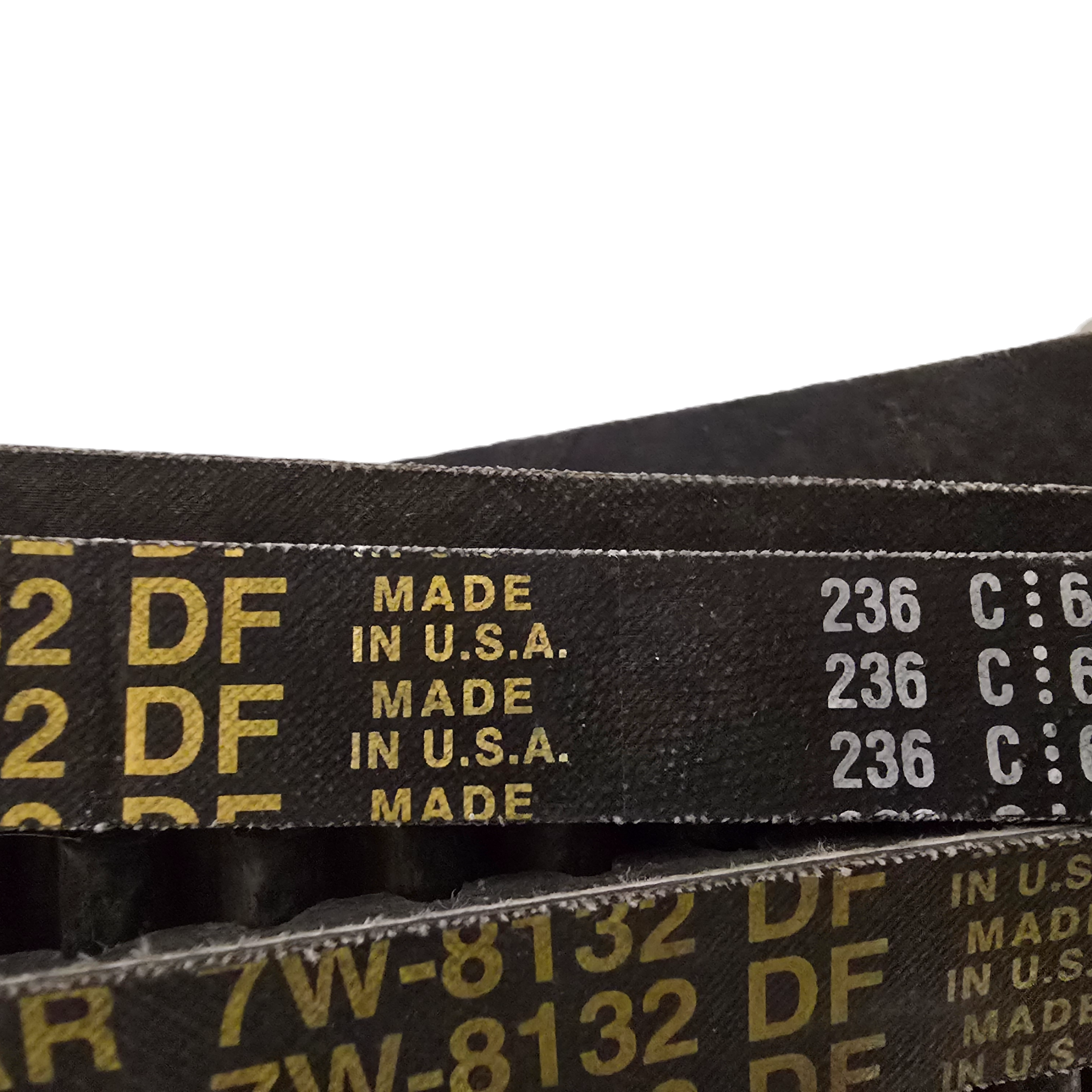 CAT P/N | 7W-8135 Engine Cooling Vee Belt OEM Caterpillar 7W8135 (Set of 6)