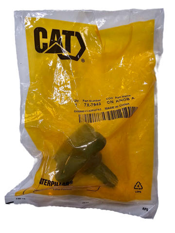 CAT 7X-7943 Black 4 Arm Clamp Knob M10 Stud 7X7943