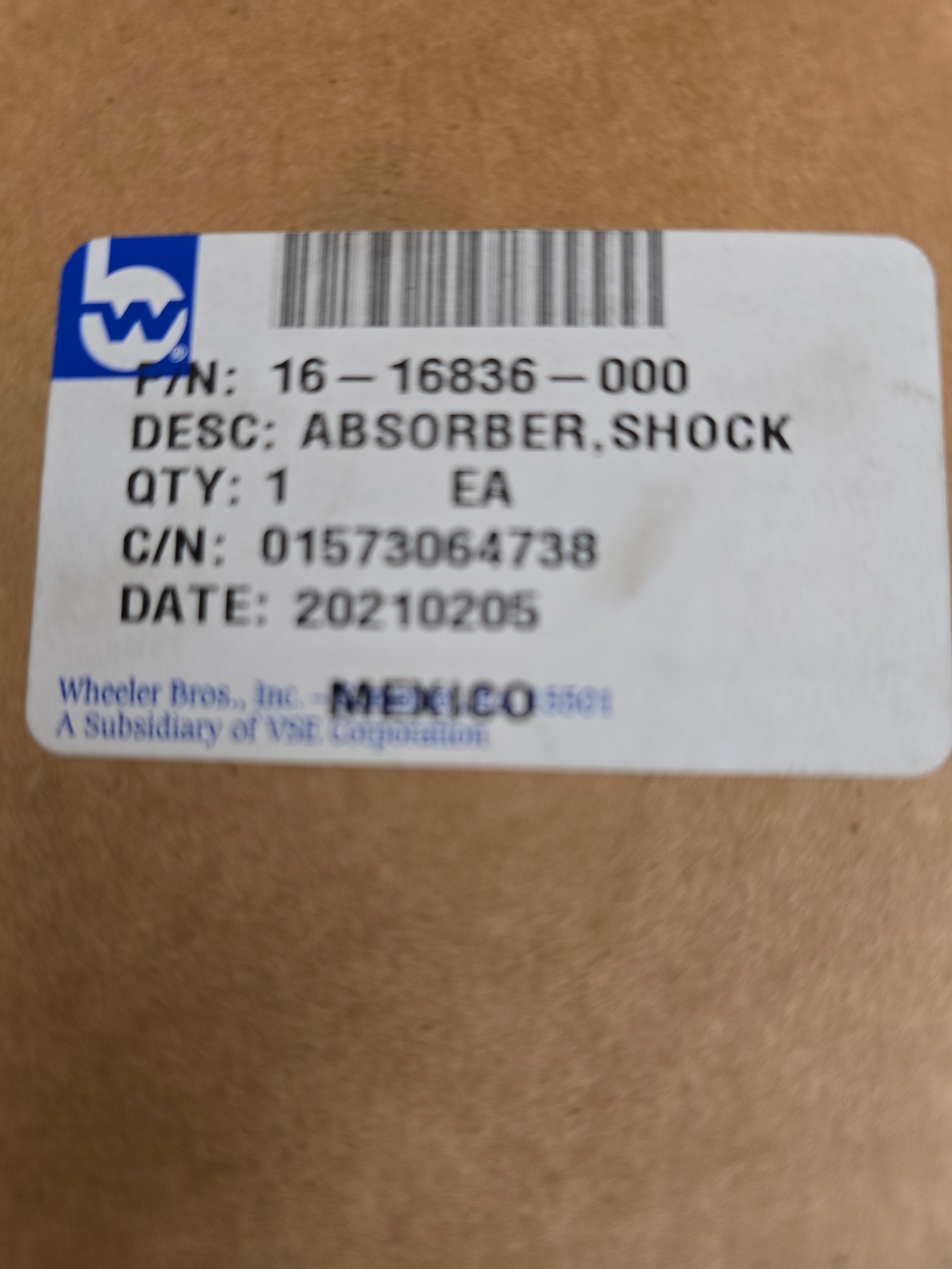 16-20552-000 SHOCK-SACHS |327/527 | MT45 REAR FREIGHTLINER