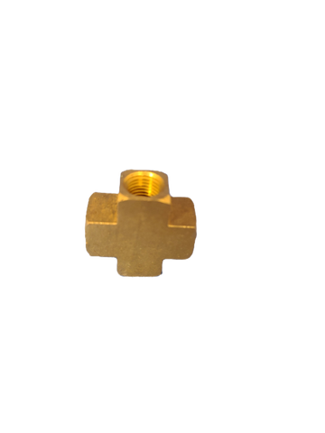 1/4 Brass Pipe Cross