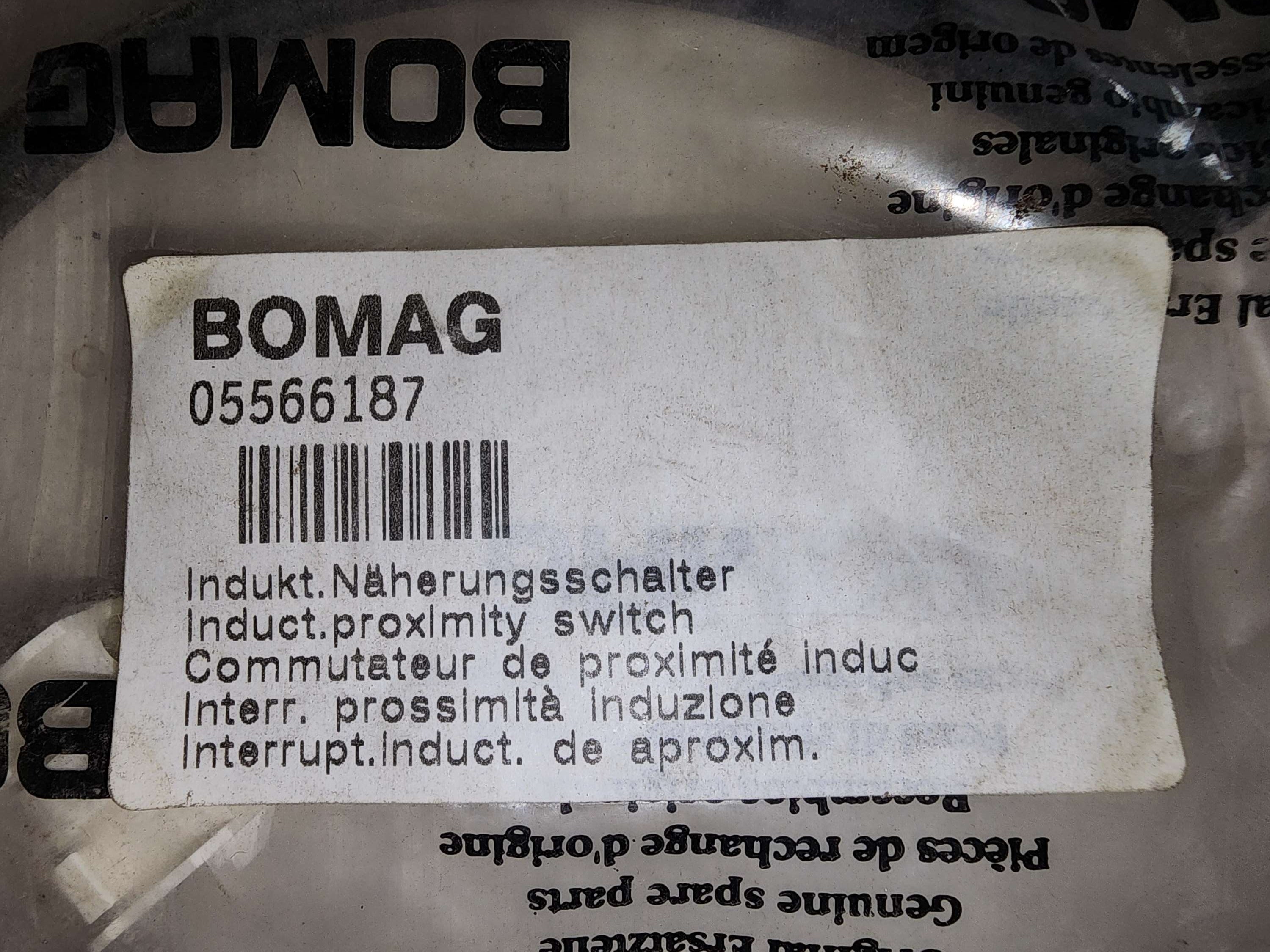 05566187 Bomag OEM Induct Proximity Switch