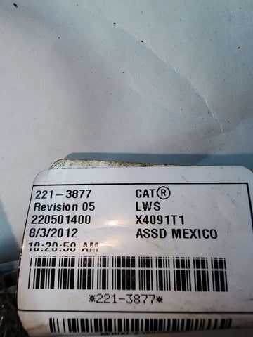 221-3877 CAT Wiper Harness