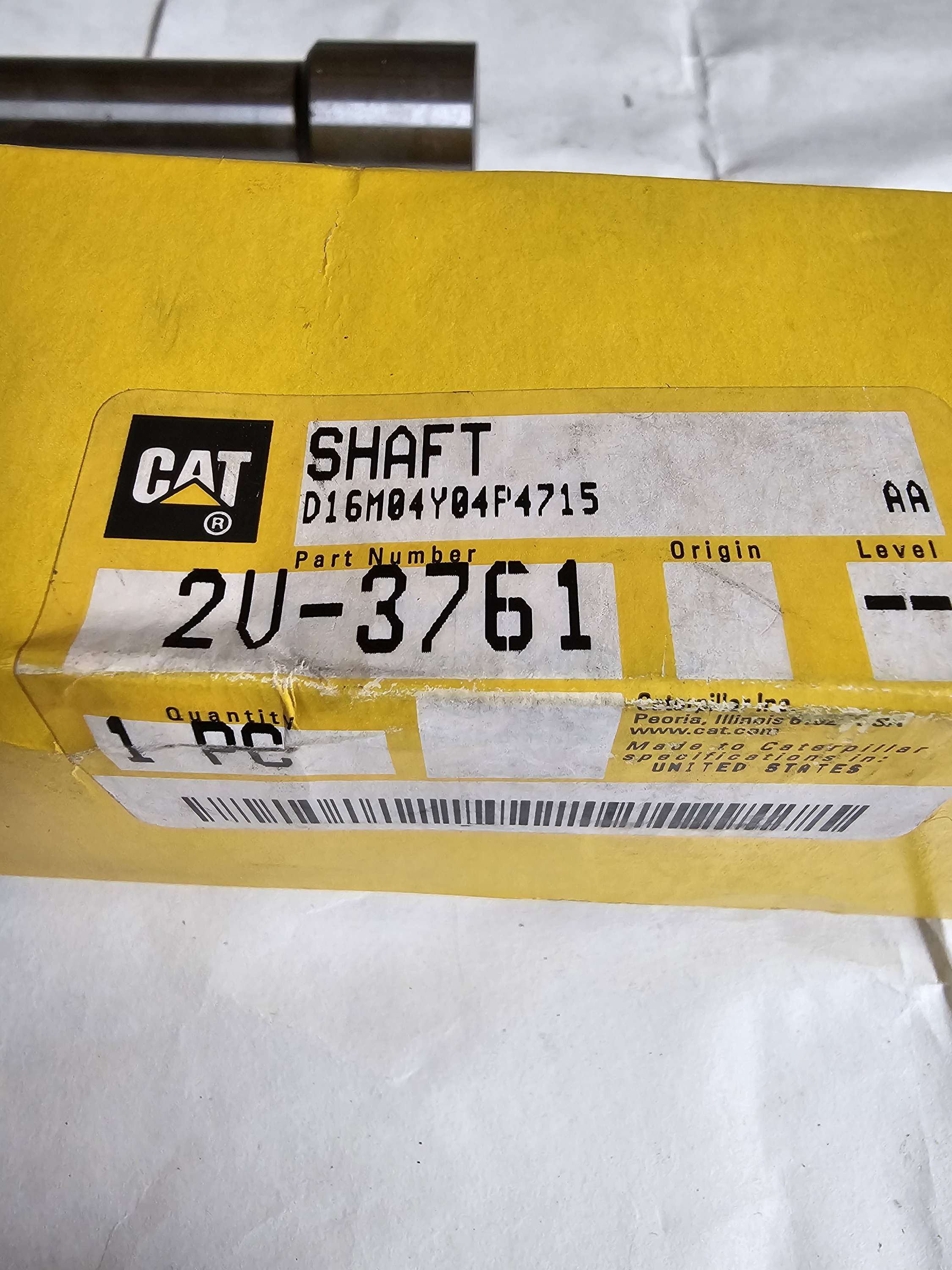 2V-3761 Shaft CAT/Caterpillar