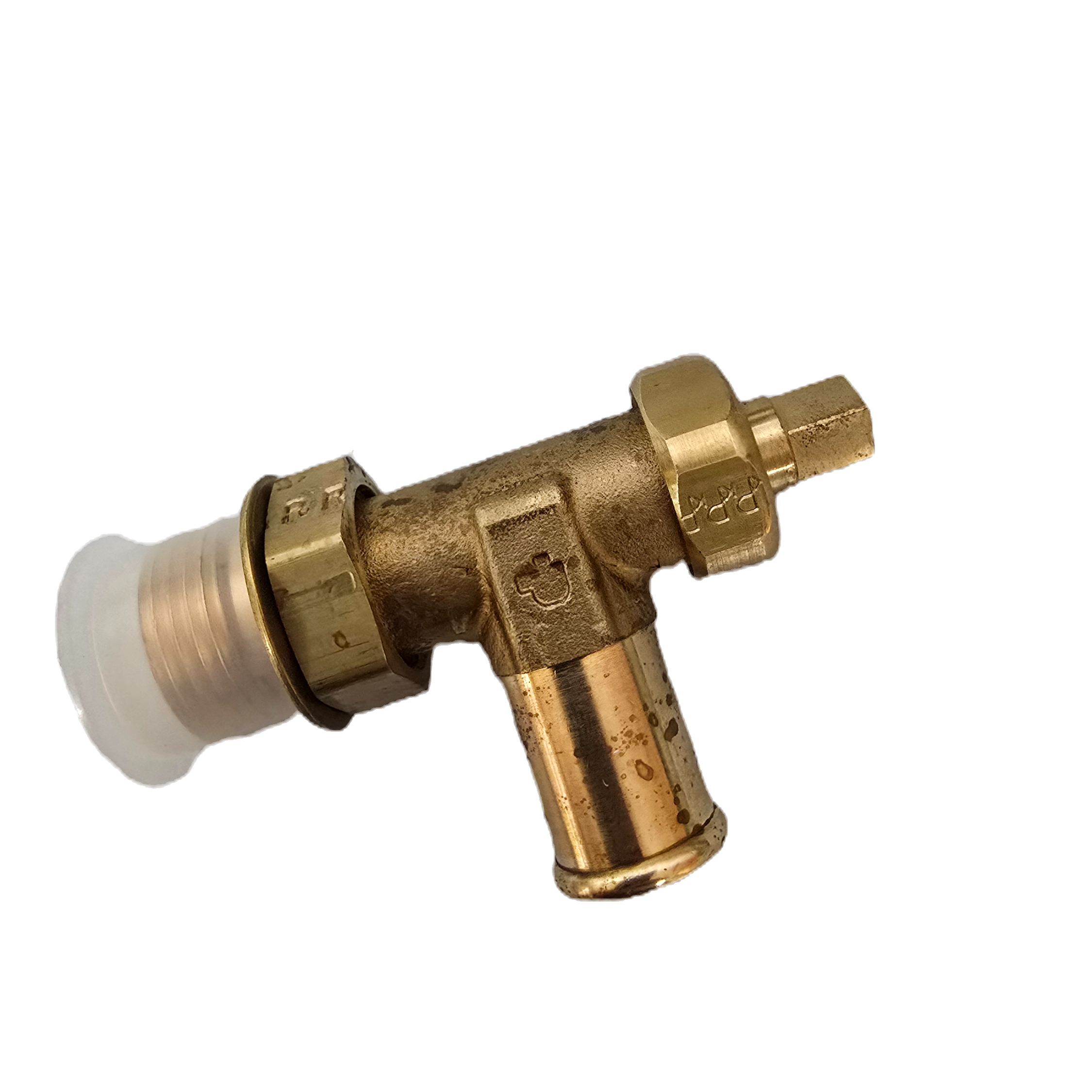 CAT P/N | 7E-4761 3/4" Thread Brass Shutoff Valve NPTF Male Stud And Hose B
