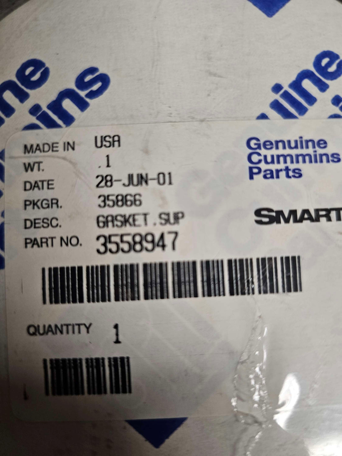3558947 Gasket Support Cummins