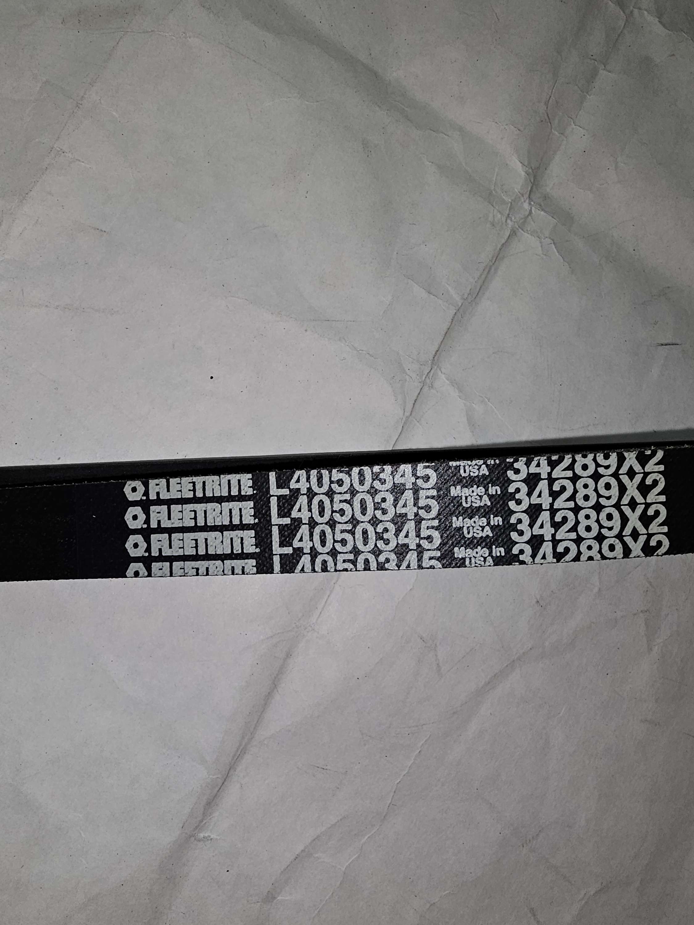 L4050345 Fleetrite Micro V Ribbed Serpentine Belt