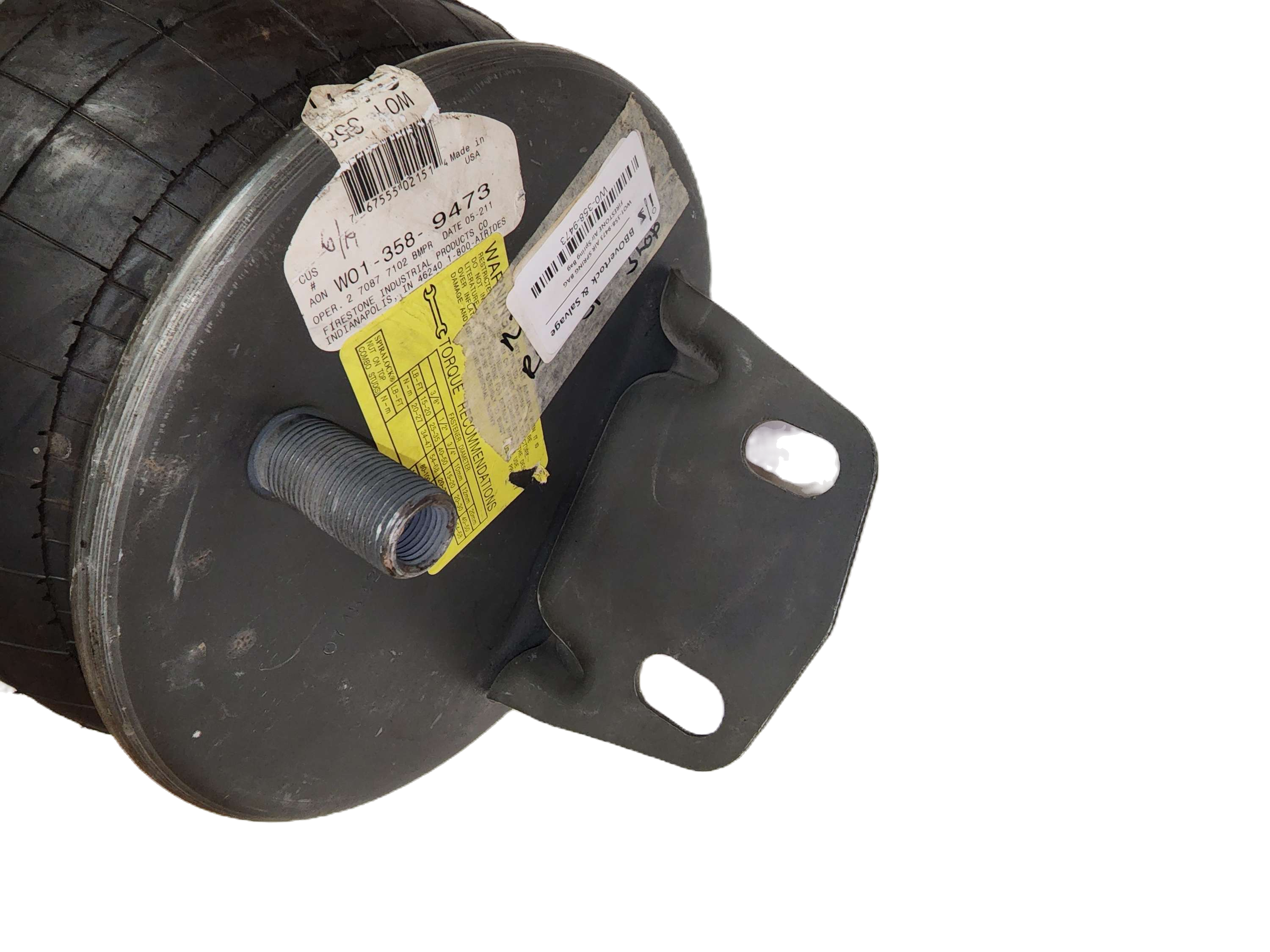 WO1-358-9473 Air Spring Bag Firestone