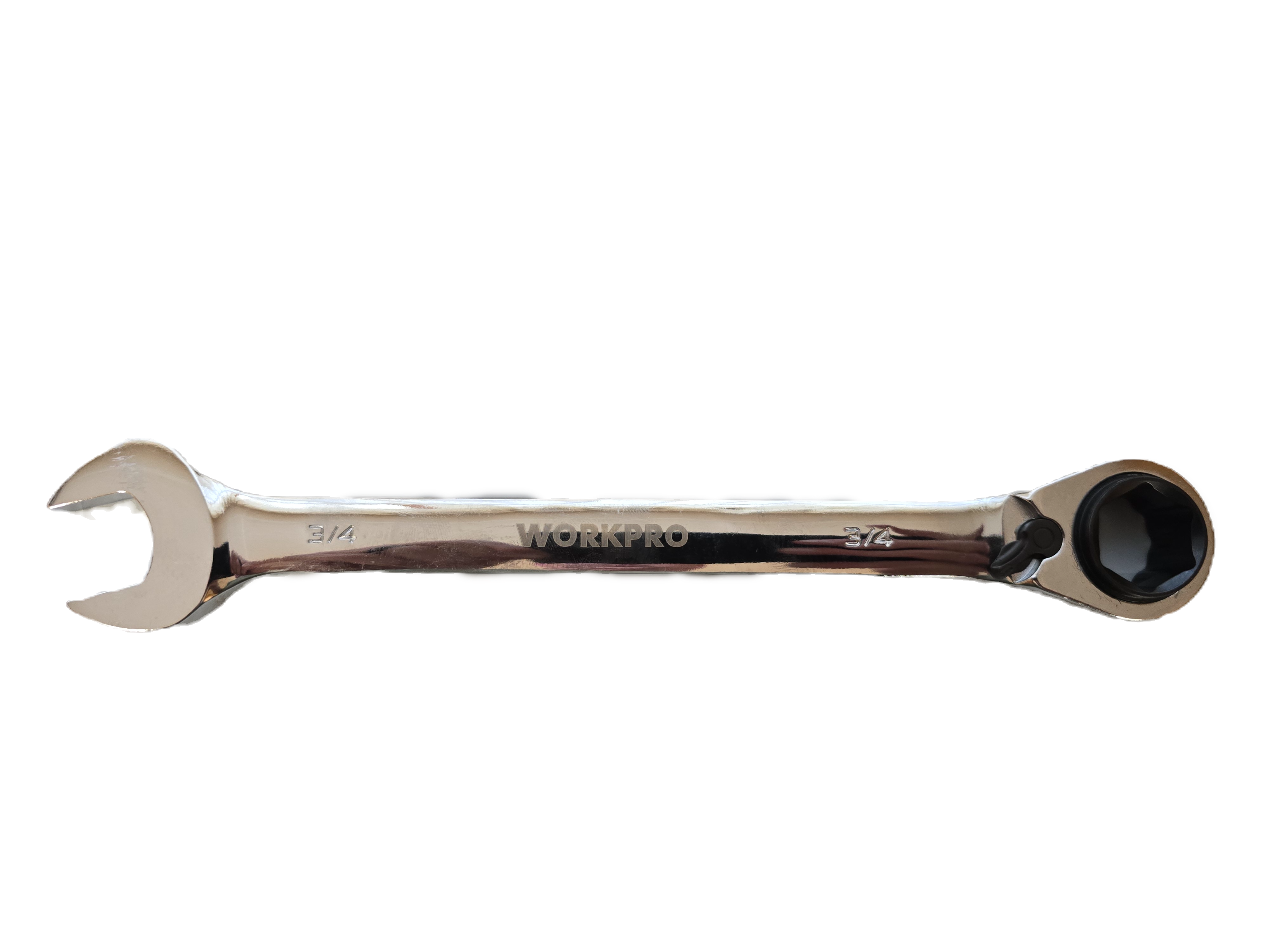 WORKPRO 7-Piece SAE Reversible Ratcheting Wrench Set | 5/16" - 3/4" | 6pt & 12pt Compatible