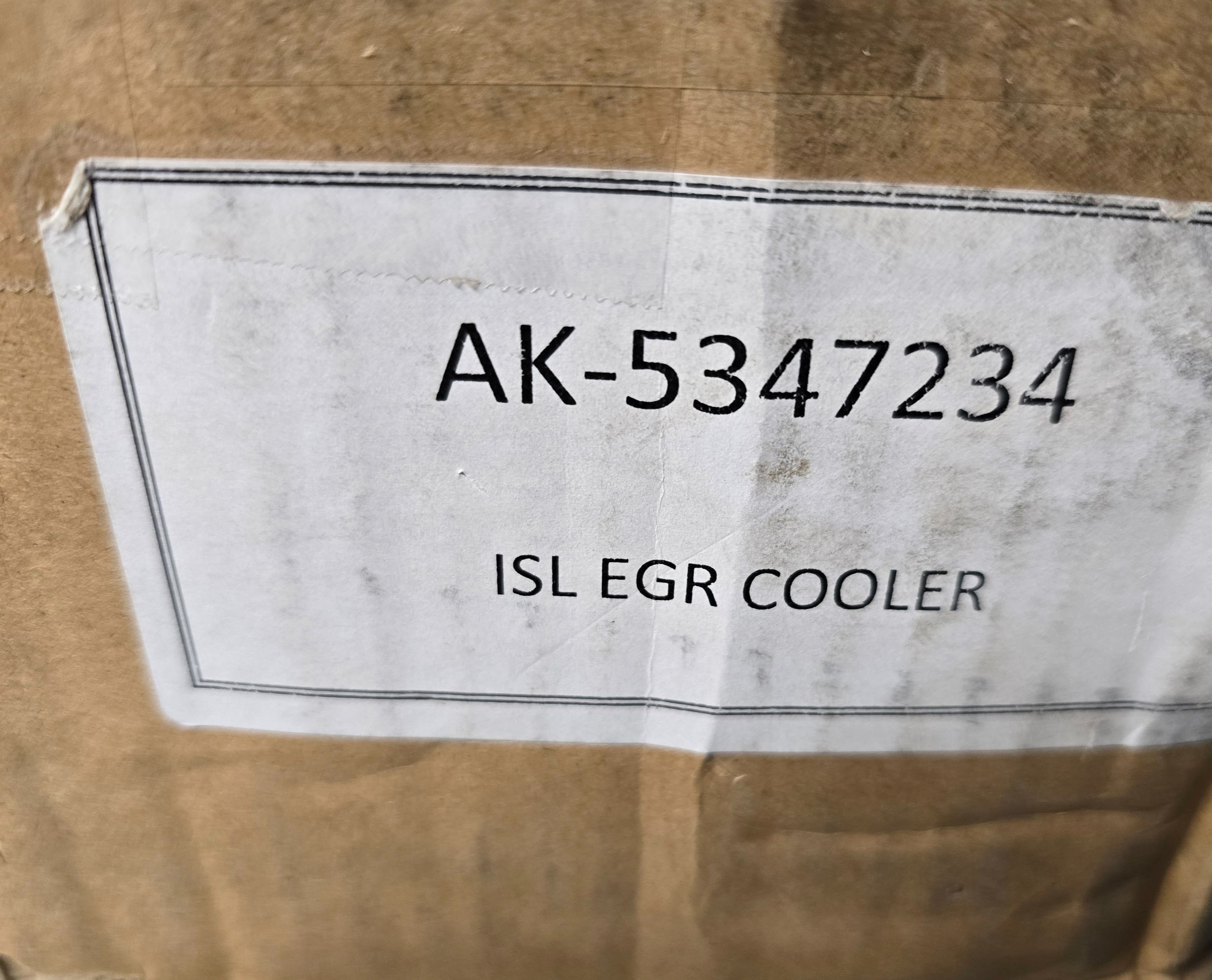 Genuine Cummins ISL-G EGR Cooler | Circular Design | OEM AK-5347234 | New Old Stock (NOS)