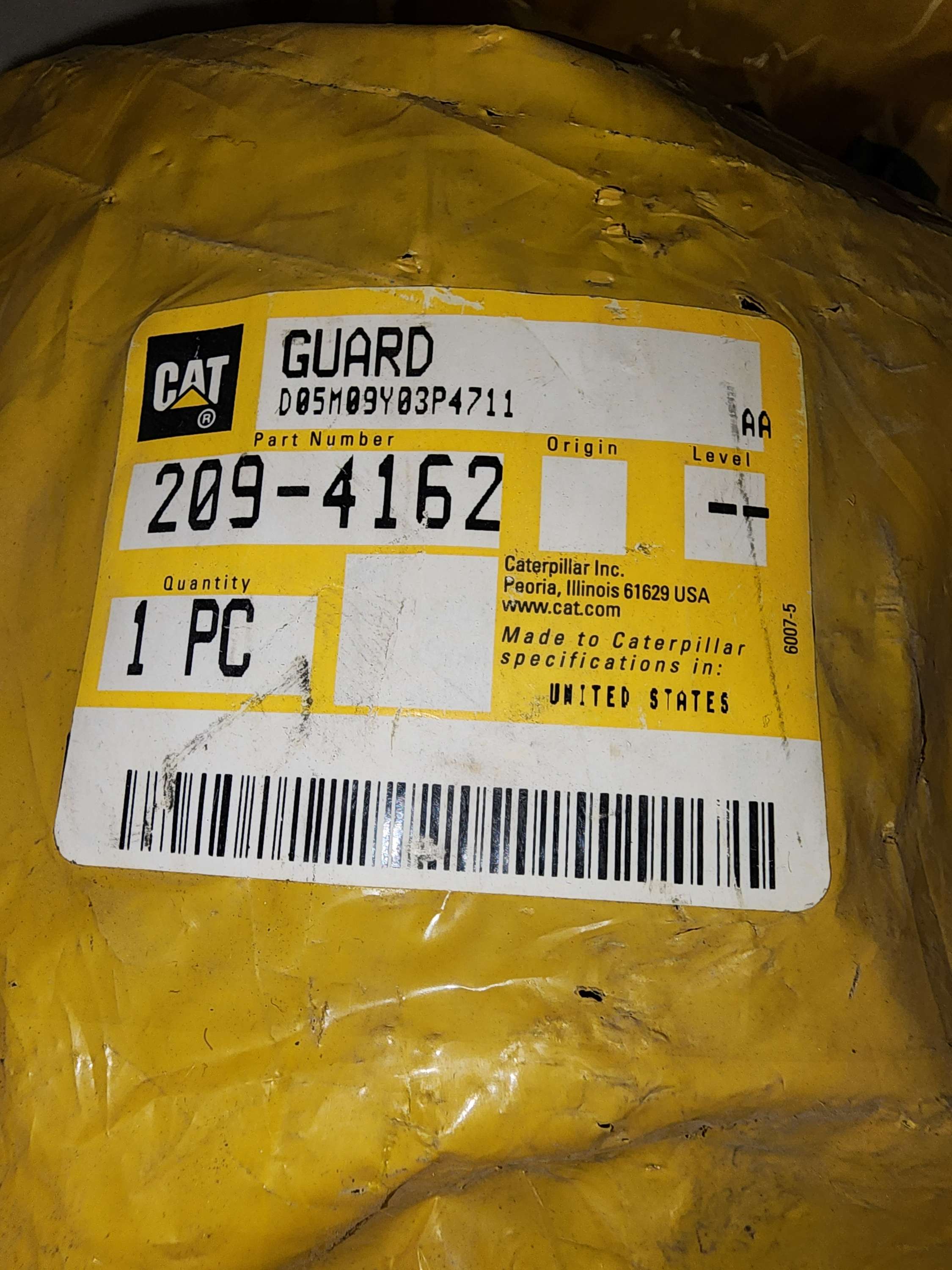 209-4162 CAT Gaurd