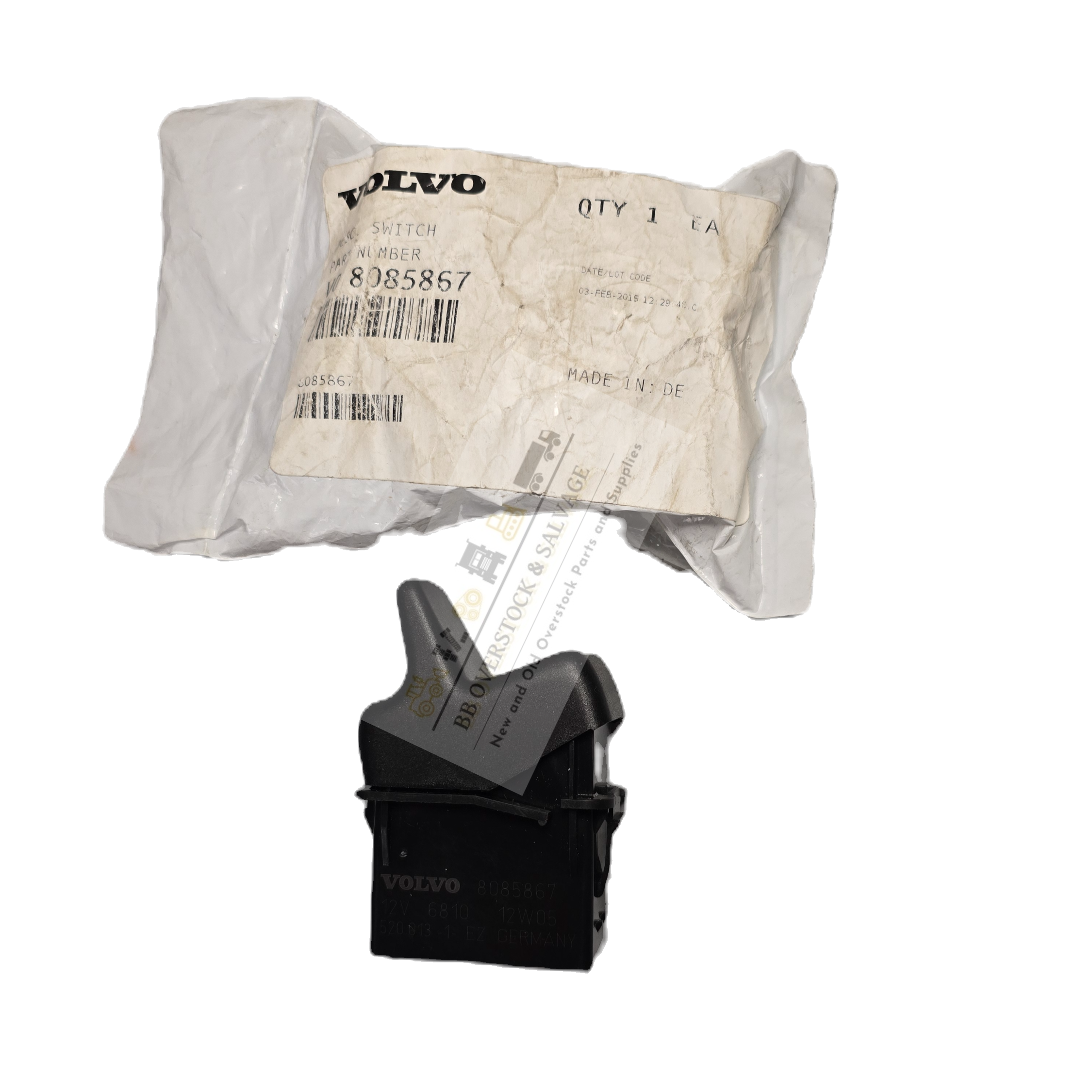 Genuine Volvo P/N | 8085867 Rocker Lever Multi-Purpose Switch
