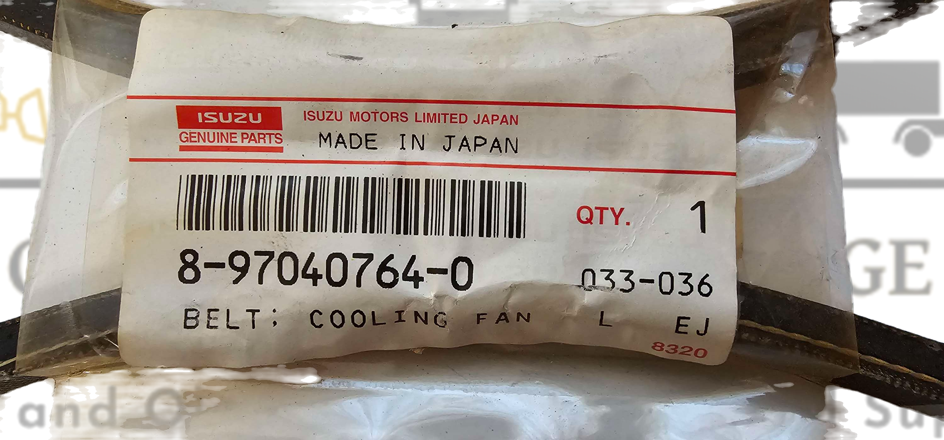 8-97040764-0 Isuzu Belt Cooling Fan