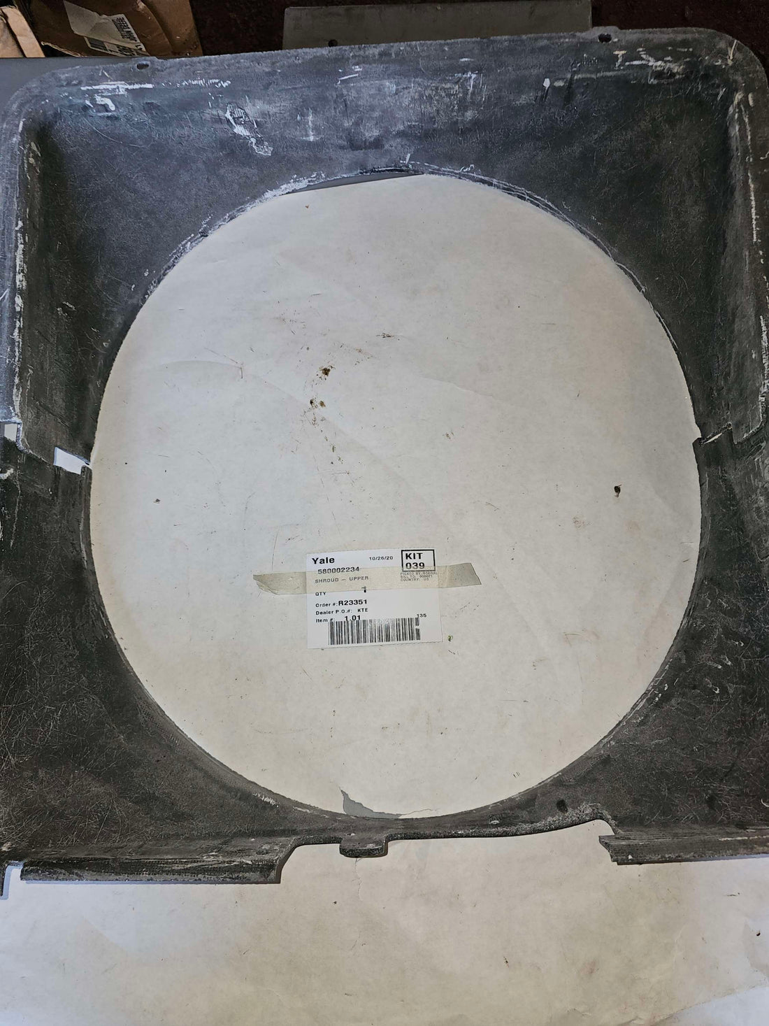 Genuine Yale 150113162 Kit Shroud | OEM Forklift Body Component | New Old Stock (NOS)