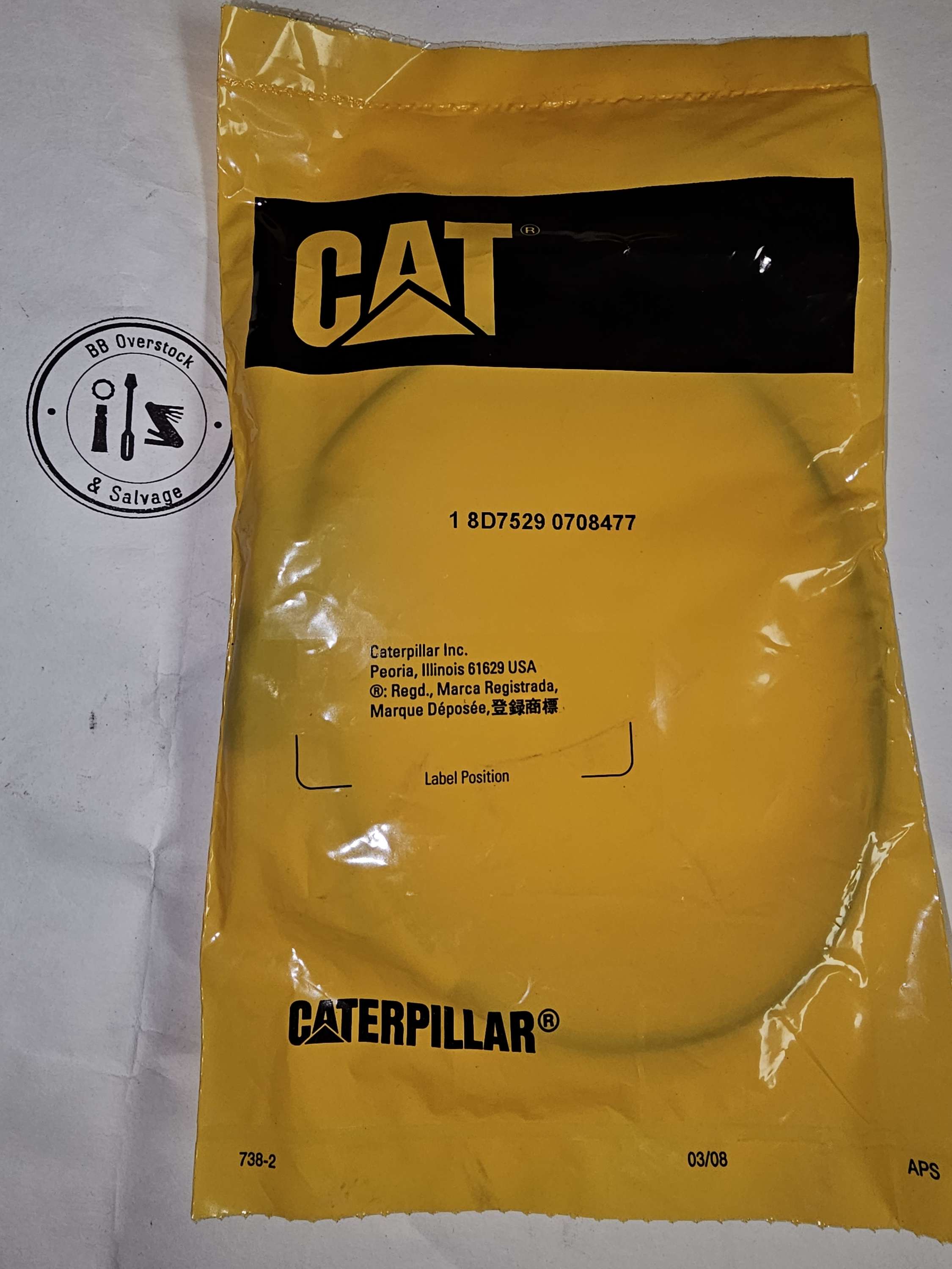 8D-7529 Wire Assembly Caterpillar CAT OEM 8D7529