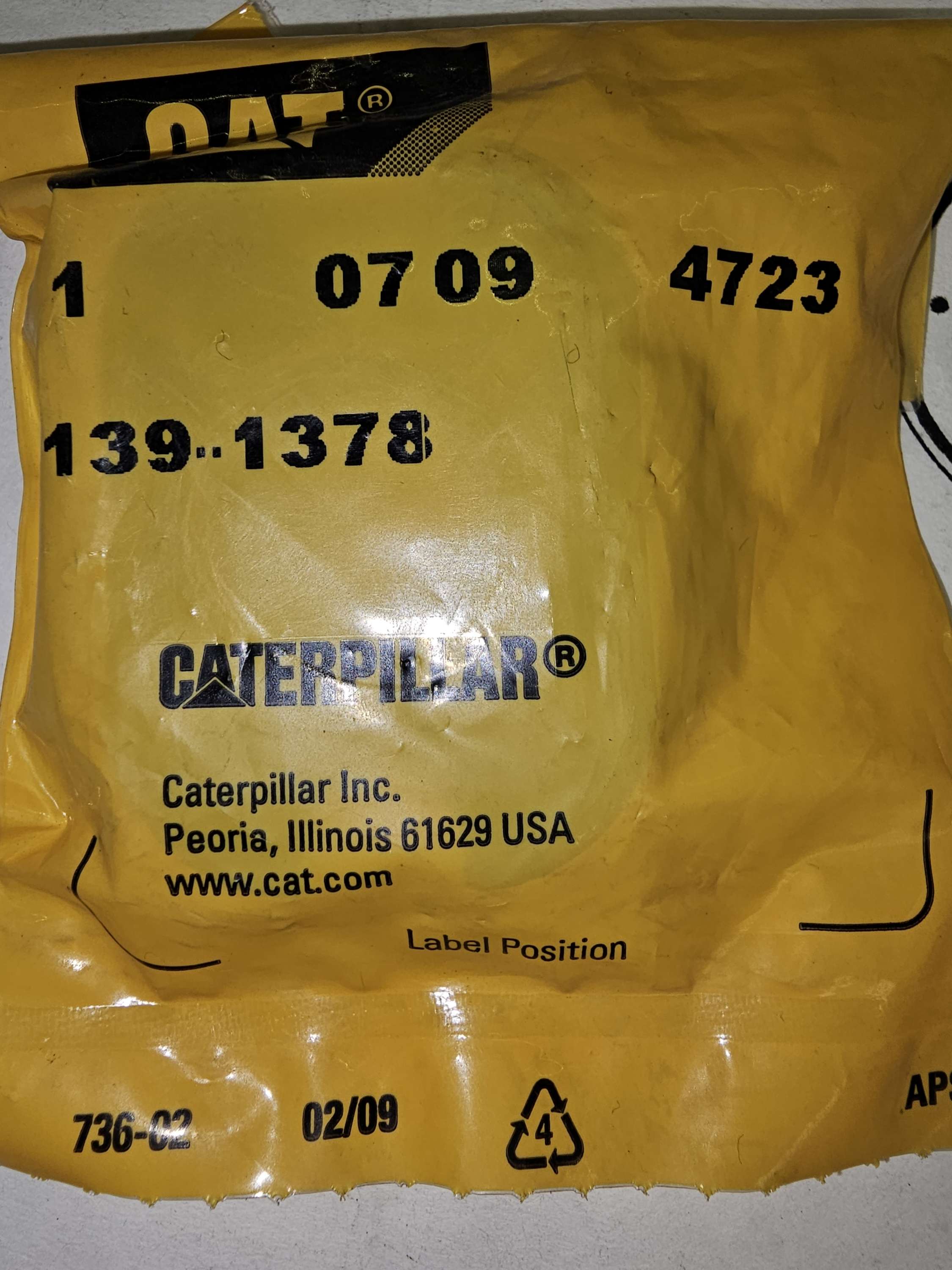 139-1378: SLEEVE BEARING (BUSHING)CAT/Caterpillar