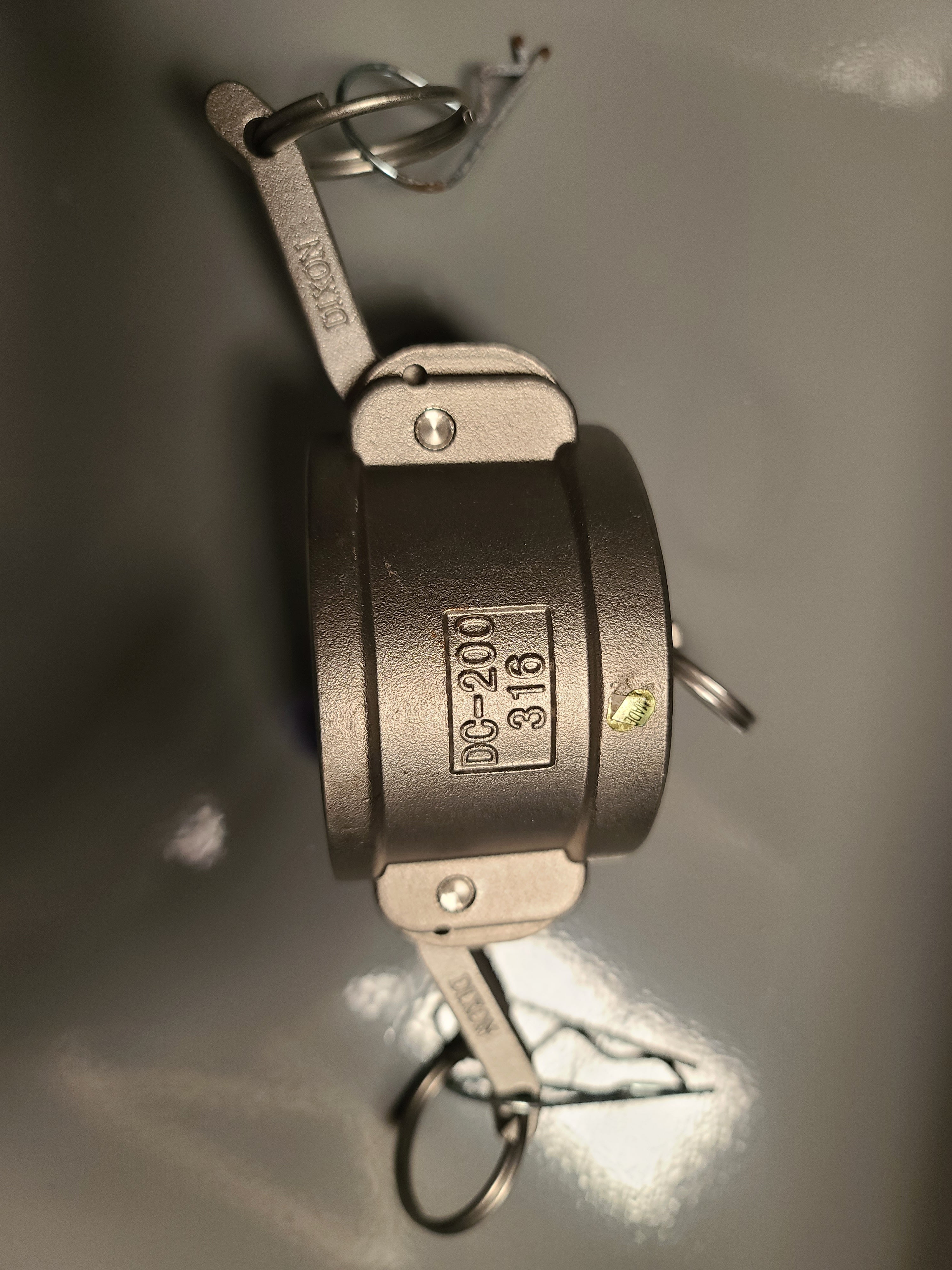 DC200SS Dixon 316 SS Cam Lock Dust Cap
