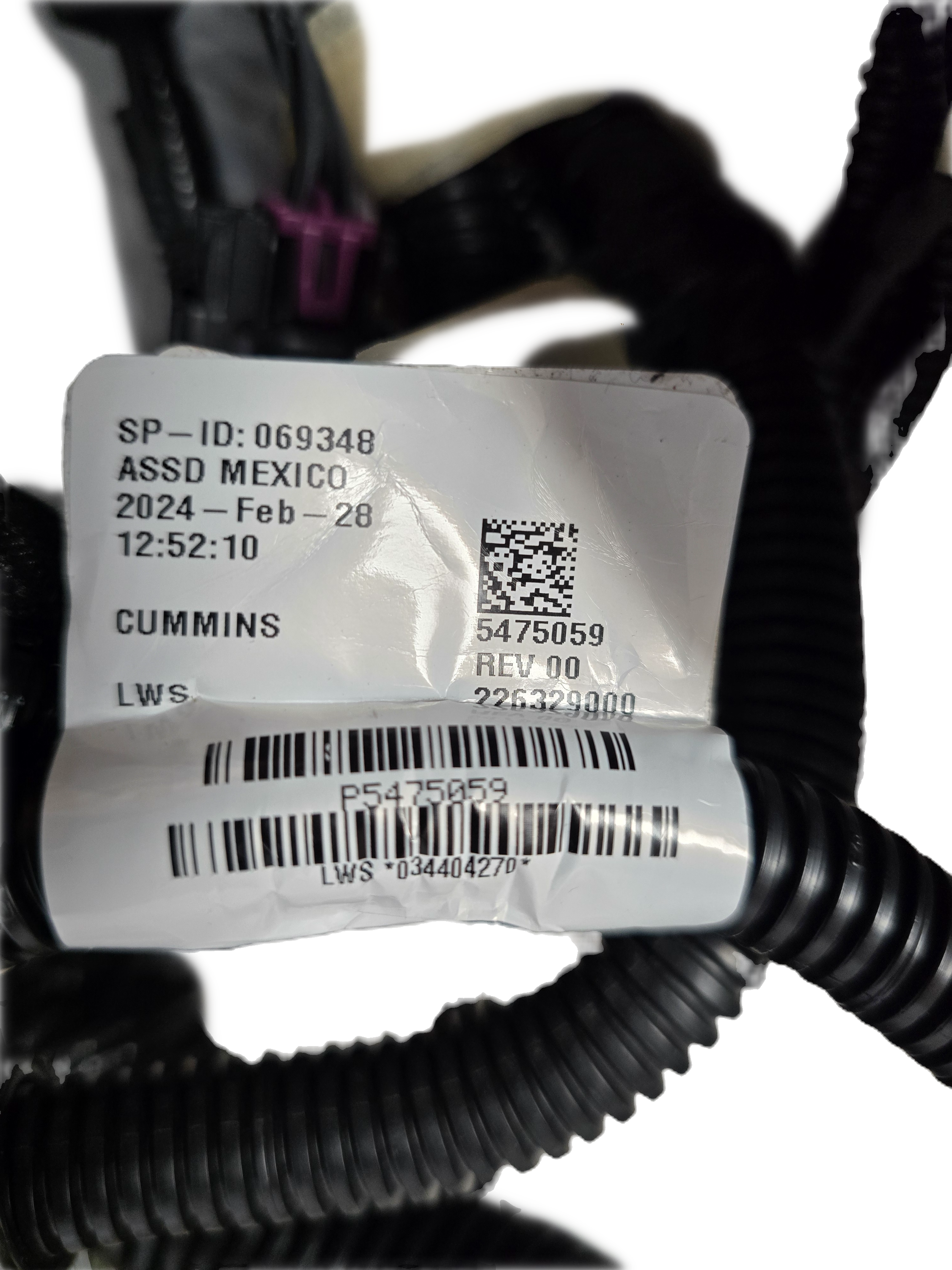 Genuine Cummins 5475059 ECM Wiring Harness | QSM11, ISM, ISM11, M11 Engines | OEM New