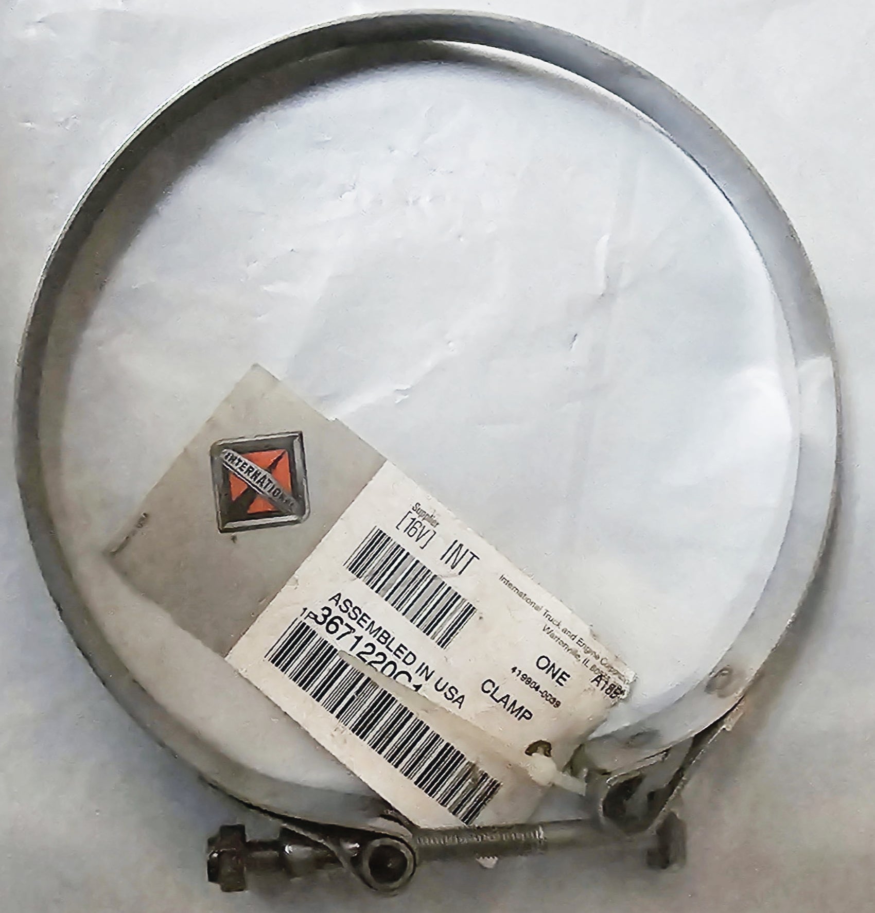 3671220C1 T-Bolt Clamp Exh HS International Navistar