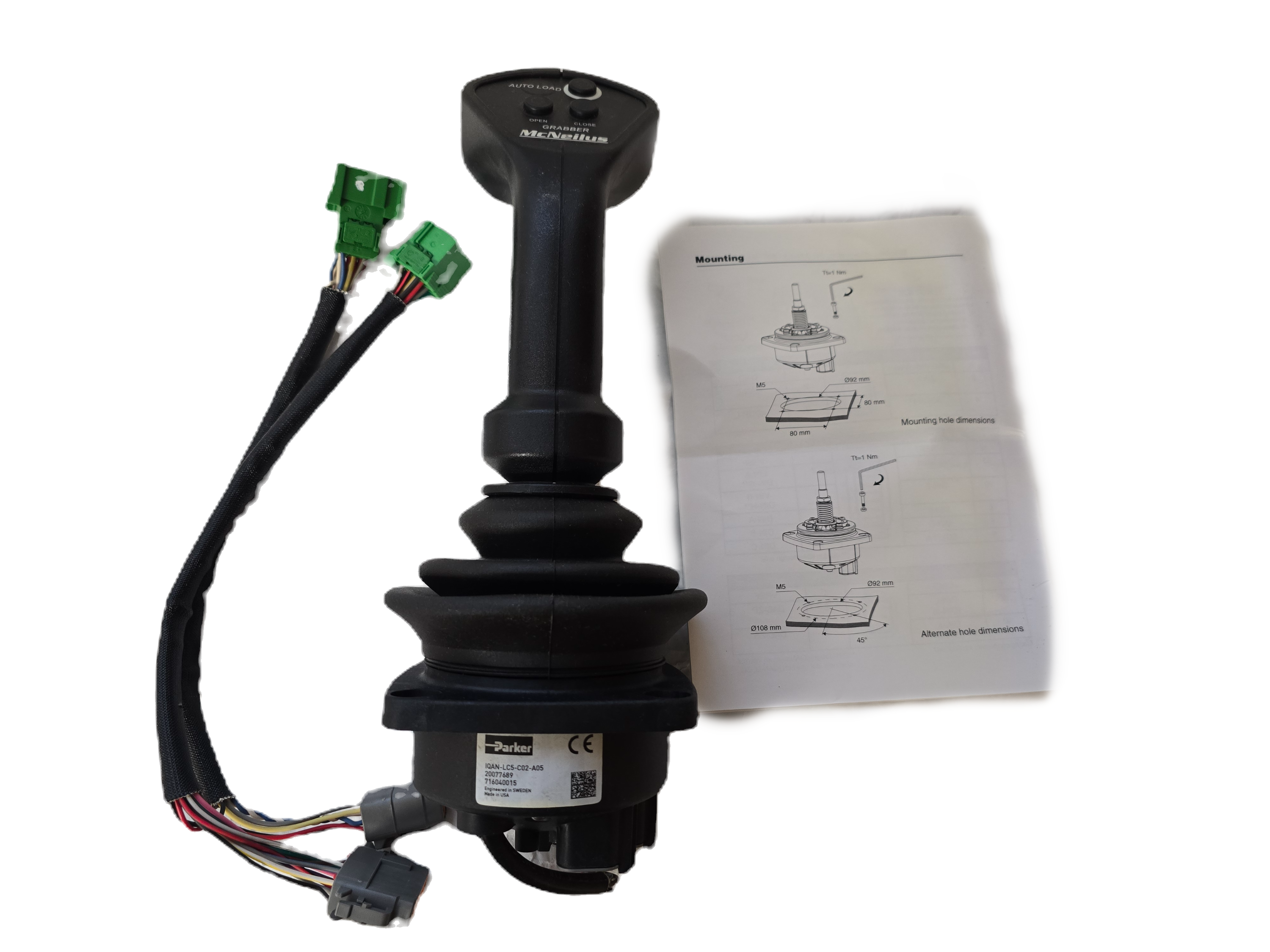 1106559 McNeilus - Grabber Joystick Control-w-Auto Load Button