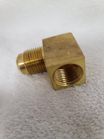 50X4 - 1/4X1/8 SAE45* Brass Flare to FPT Elbow