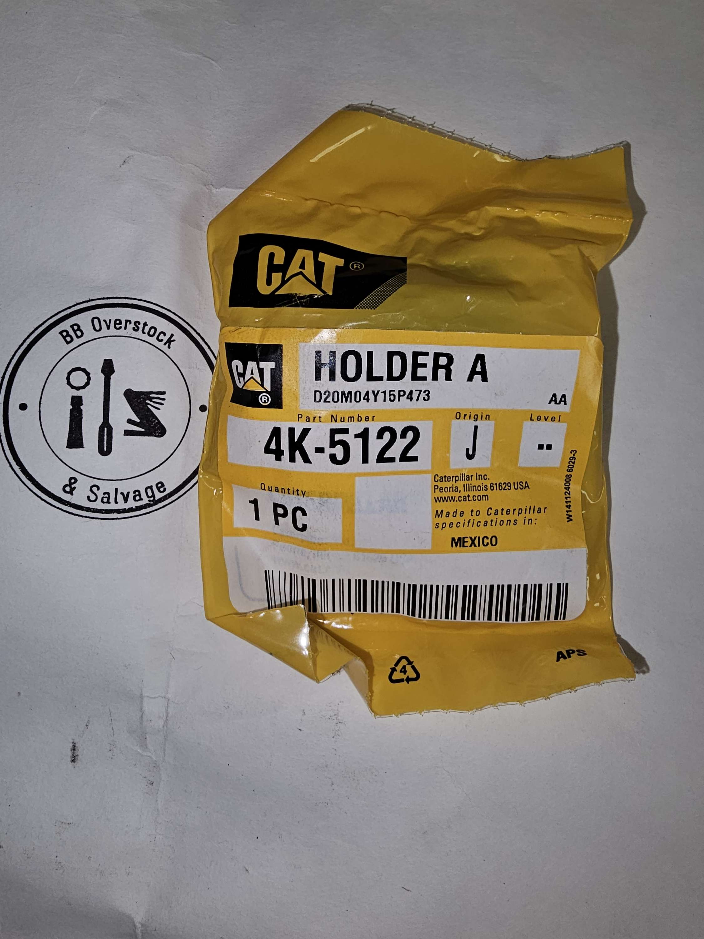 4K-5122 Holder A Caterpillar CAT 4K5122