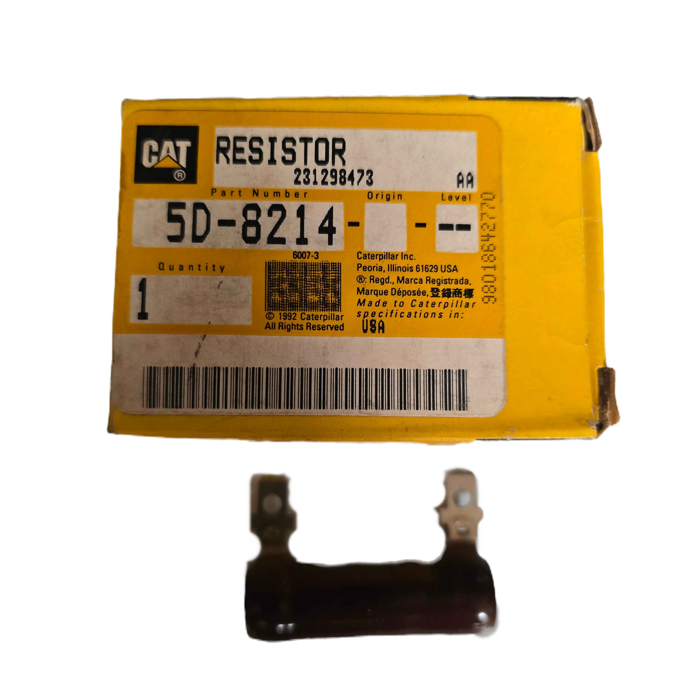 CAT P/N | 5D-8214 OEM Electric Resistor Caterpillar 5D8214