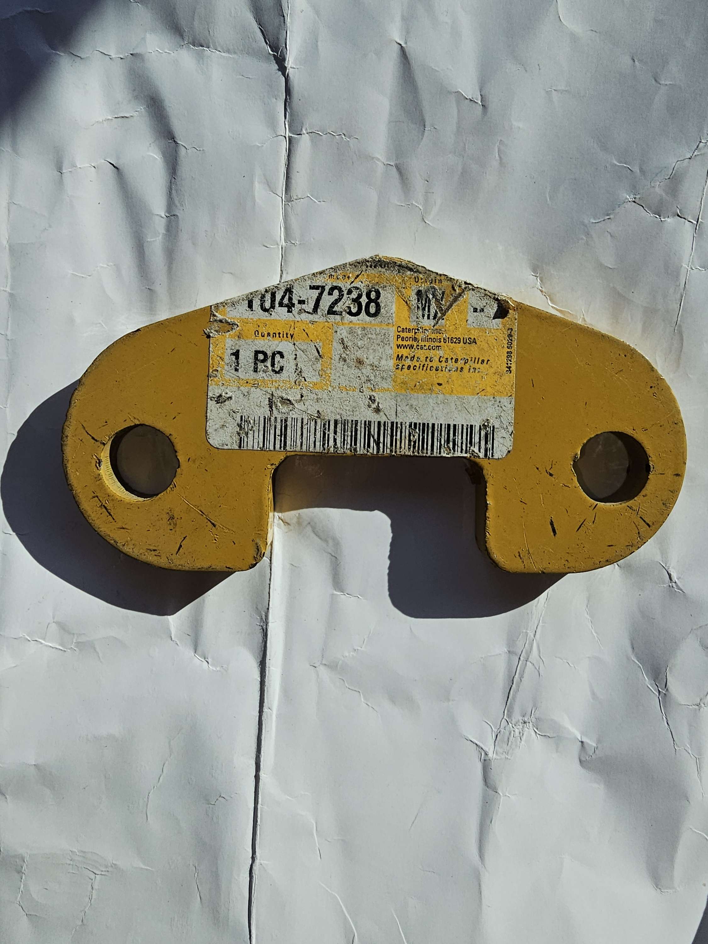 104-7238 Plate Caterpillar CAT 1047238