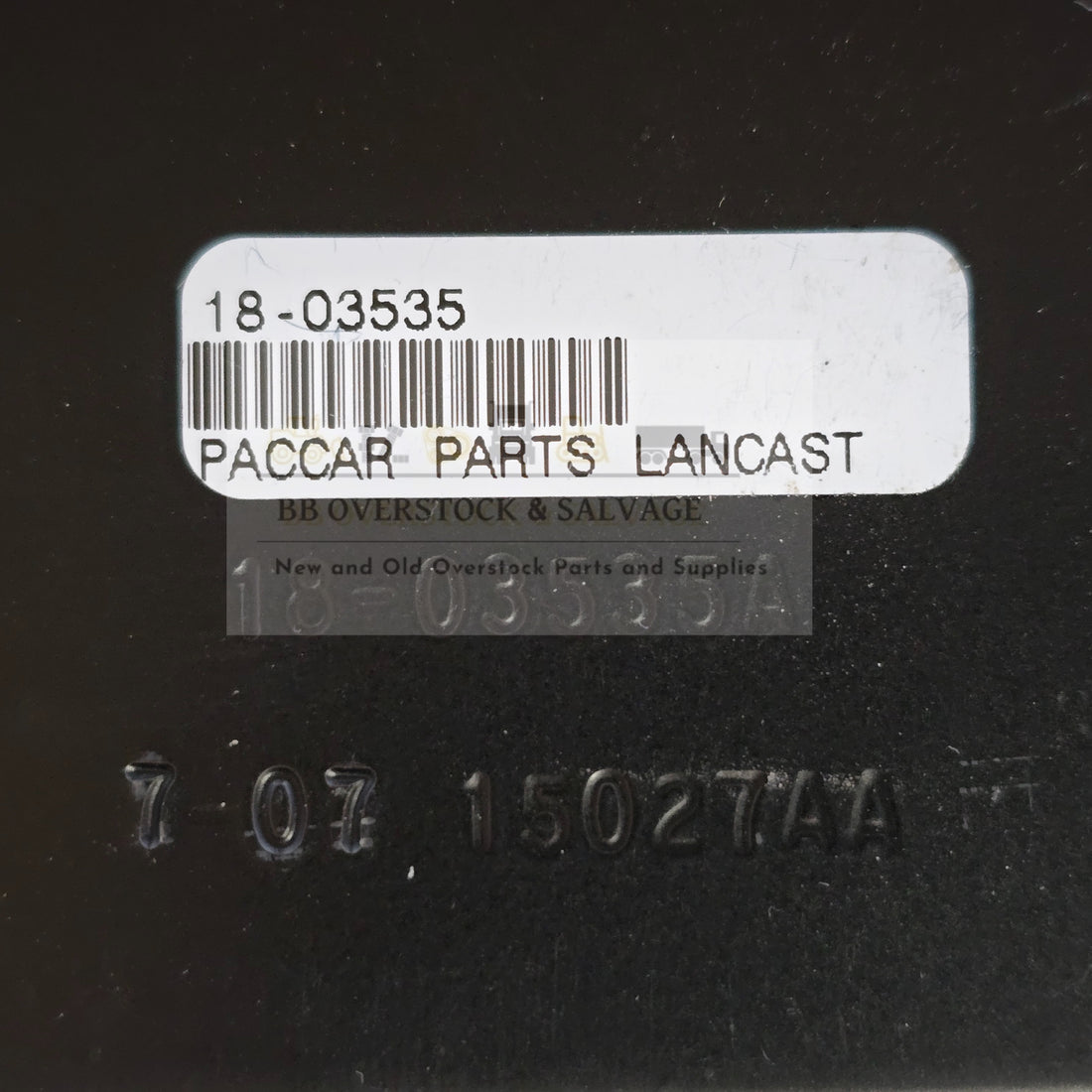 Genuine 18-03535 Paccar Compressor Plate (New)