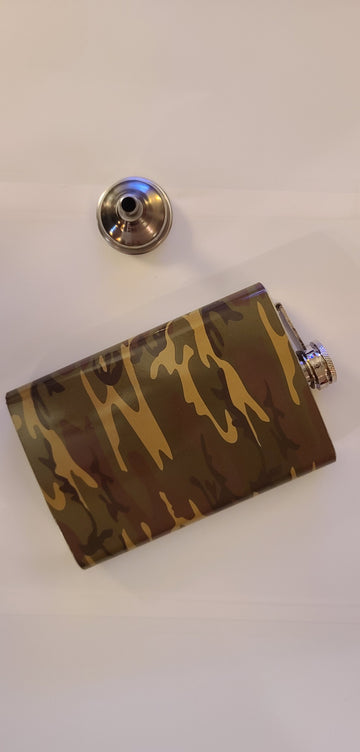 GH Bass Earth Camo 8 oz. Flask