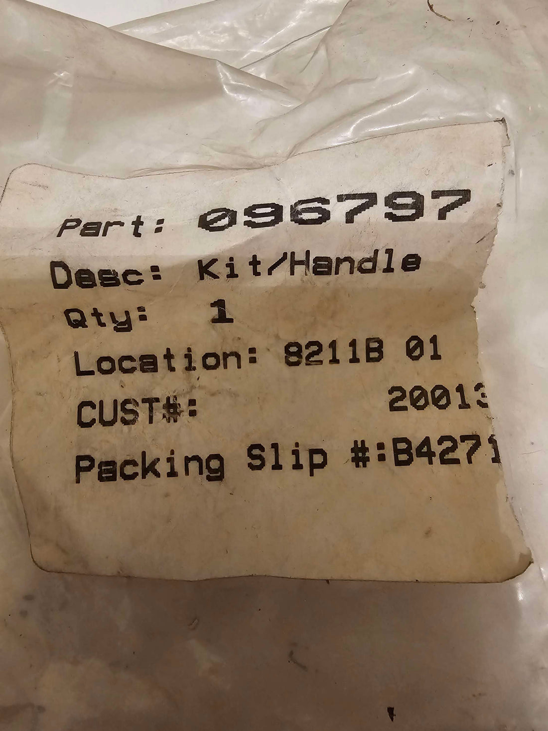 096797 Handle Kit GEHL