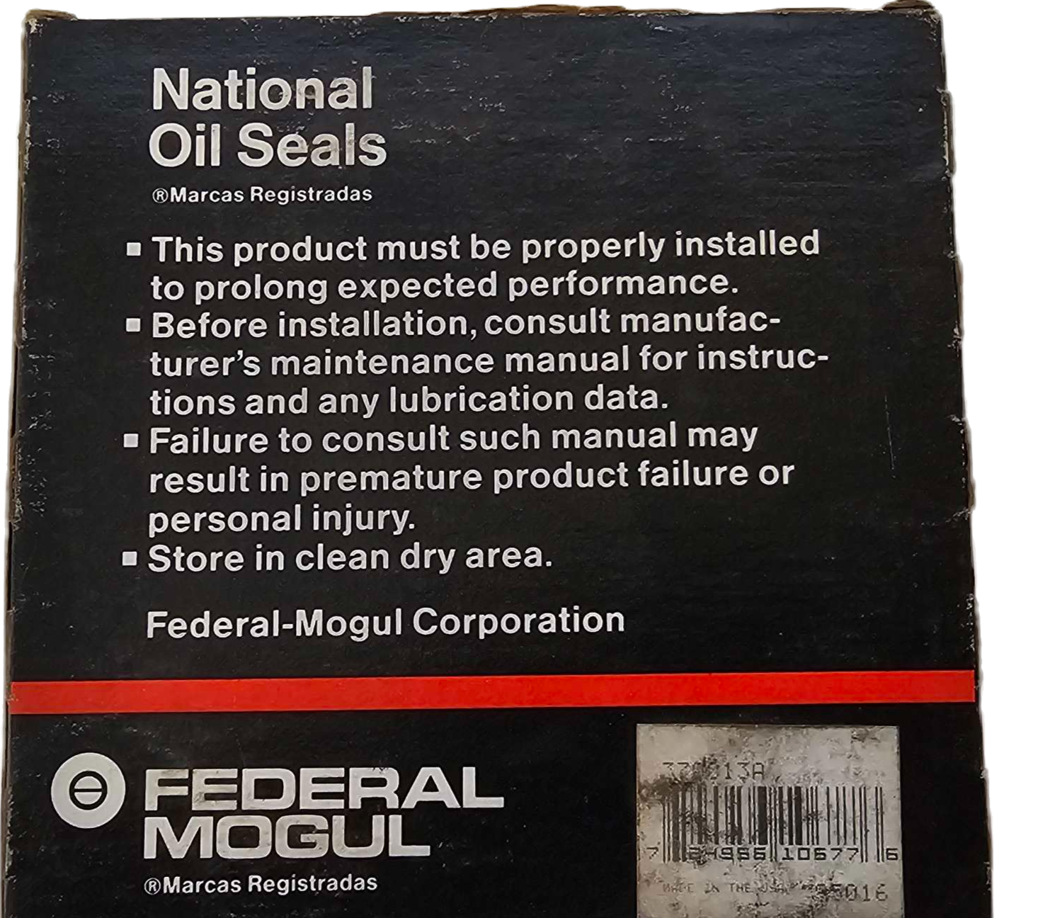 370013A Seal Oil National