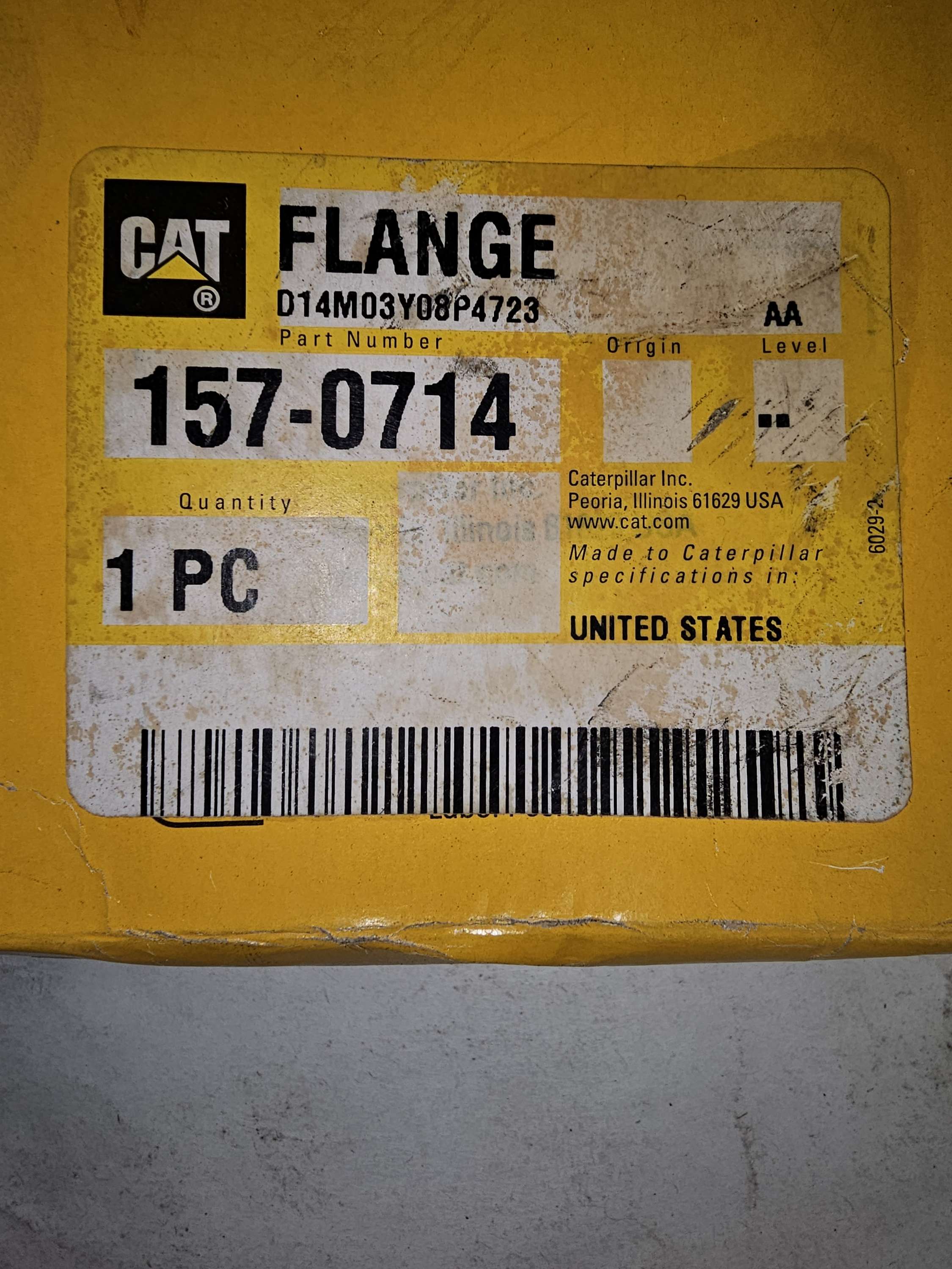 157-0714 Flange Caterpillar/CAT