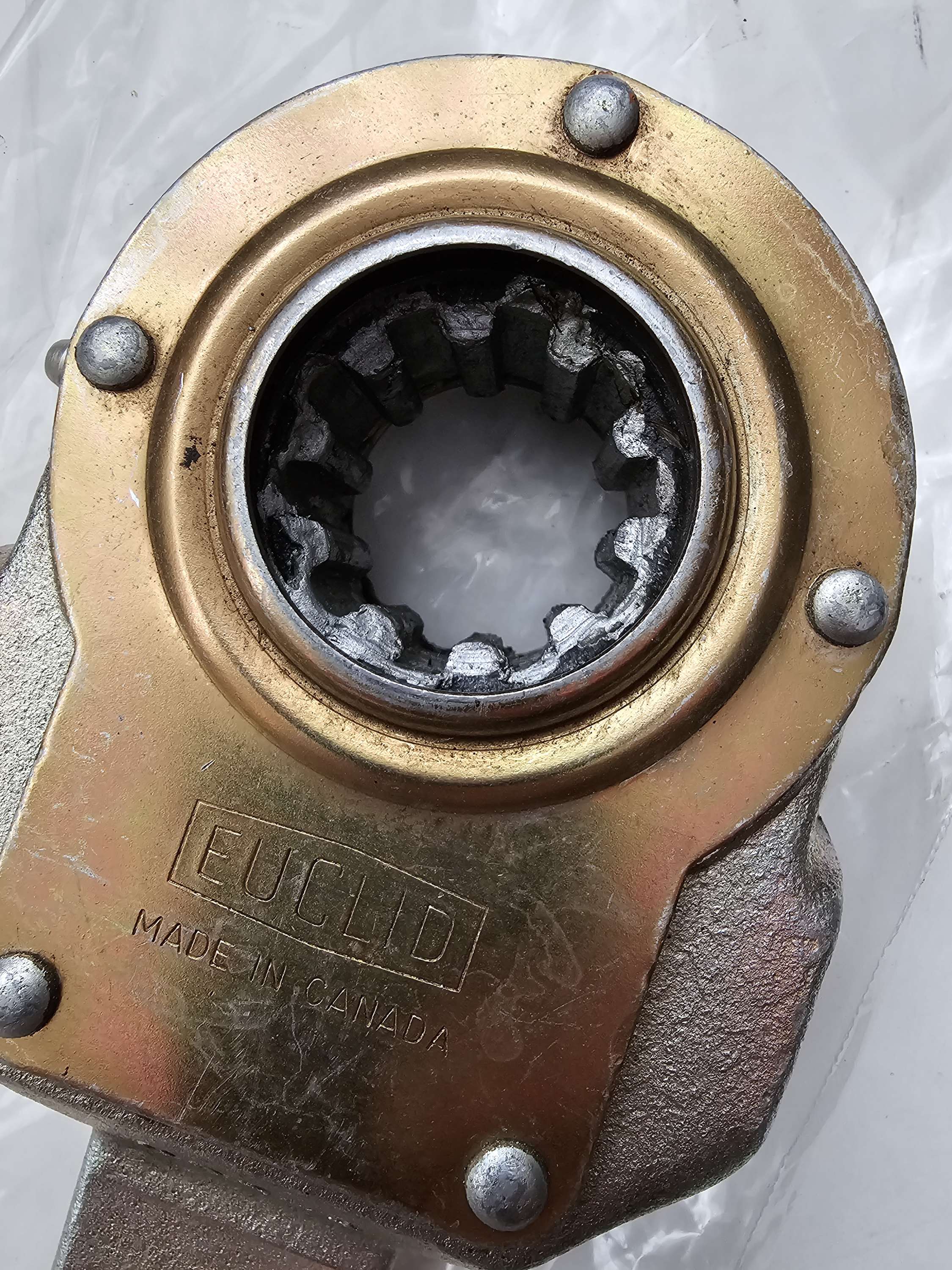 E-2668 10 Spline Offset Slack Adjuster Euclid