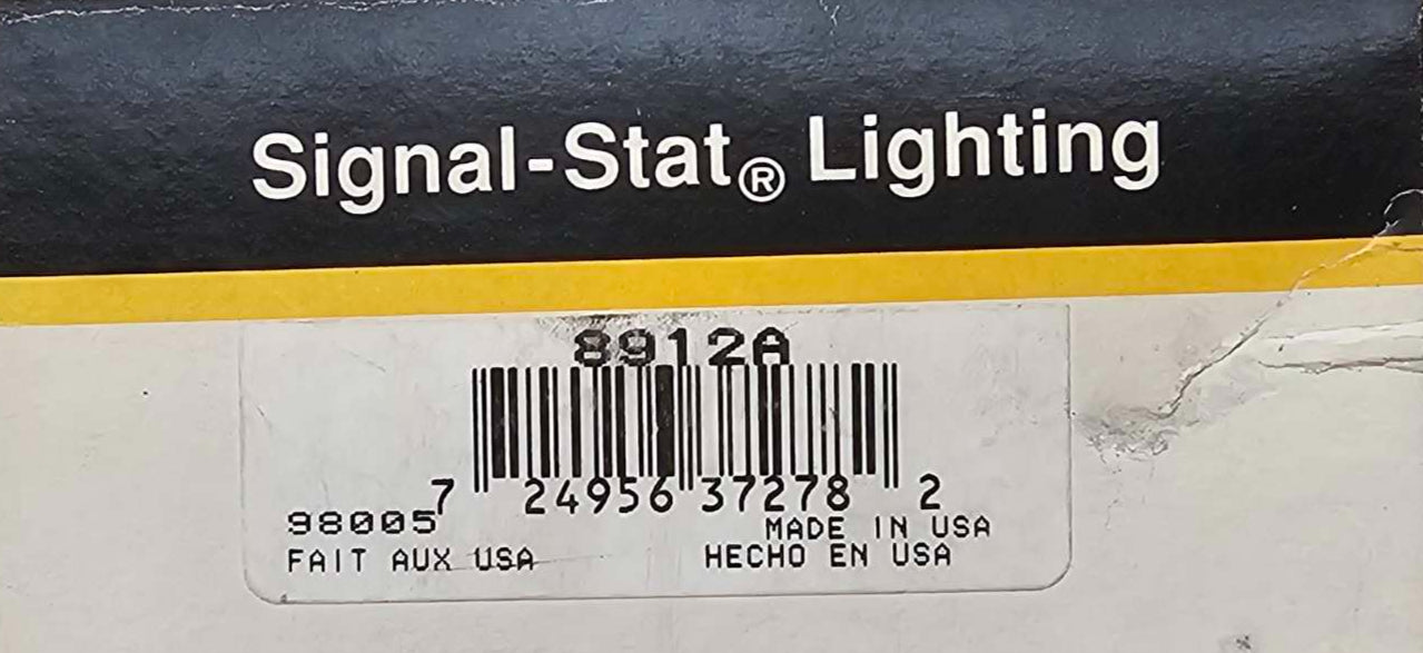 8912A FM Signal-Stat Strobe Light Replace Lens Vintage 77-220
