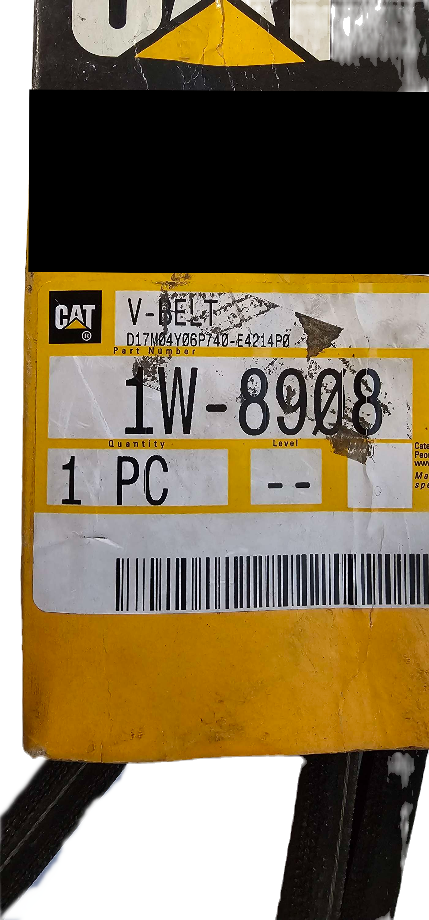 1W-8908 Non Cog V-Belt CAT 1W8908