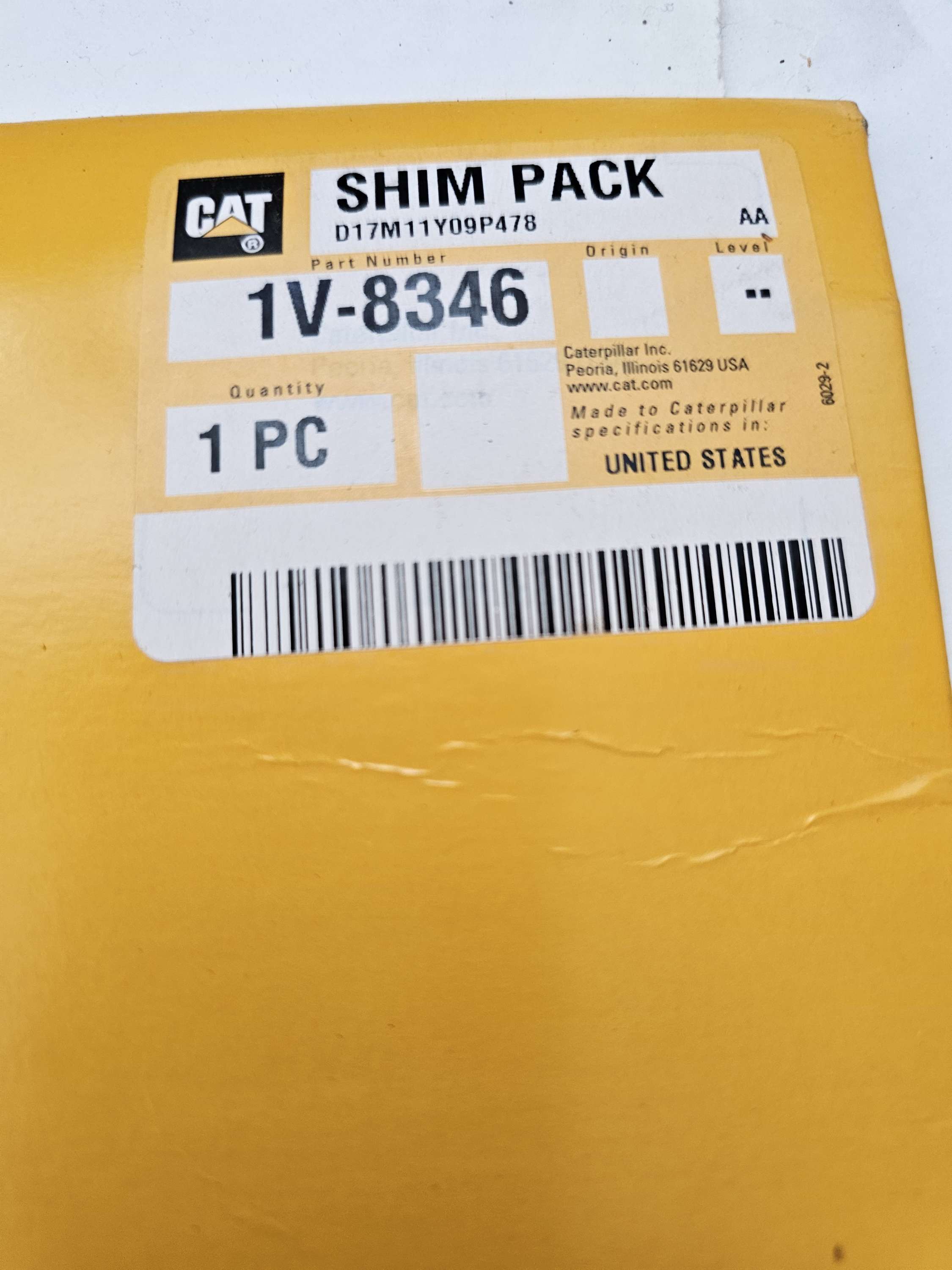 1V-8346 Shim Pack Caterpillar CAT 1V8346