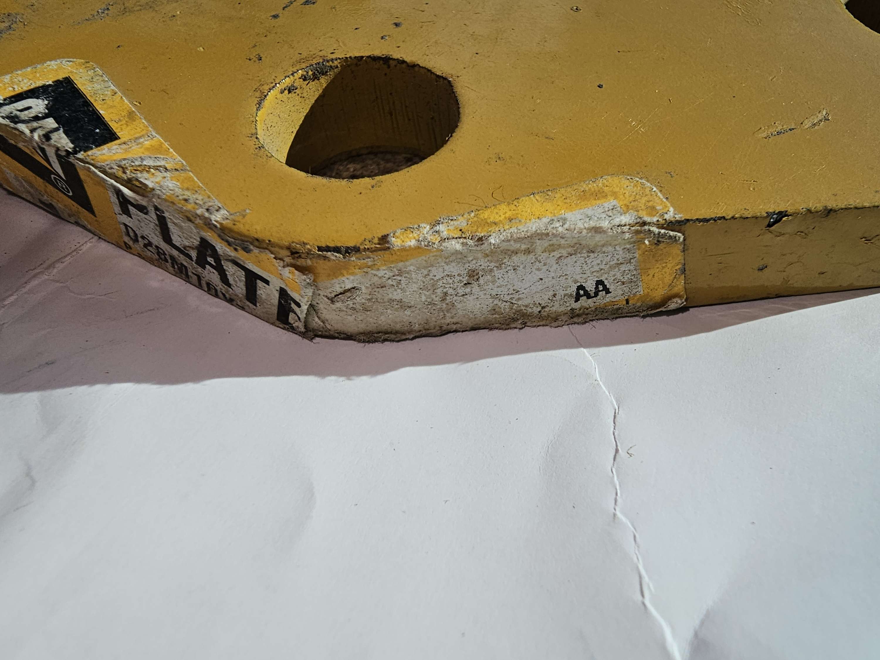 104-7238 Plate Caterpillar CAT 1047238