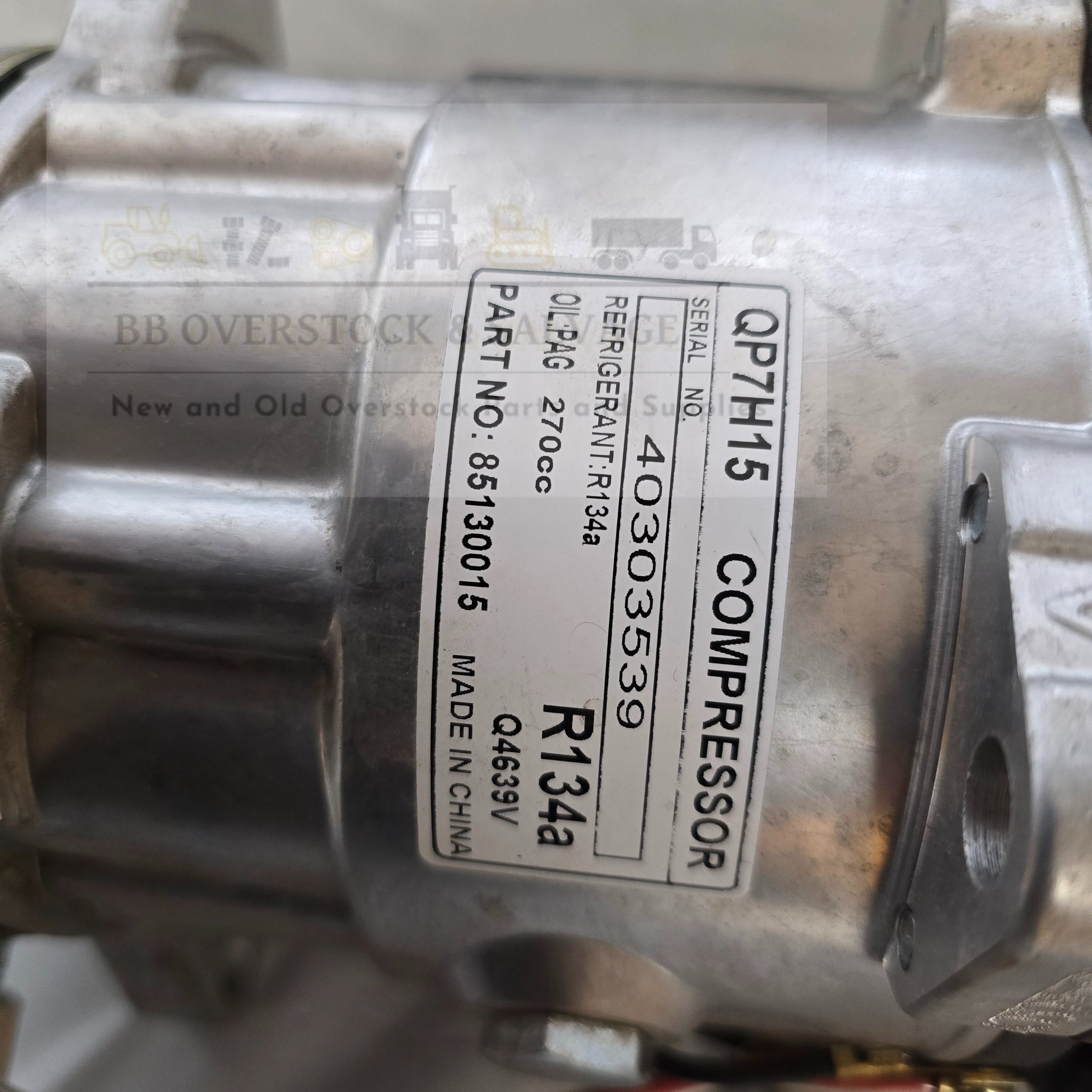 Genuine Mack Volvo P/N | 85130015 A/C Compressor (NEW)